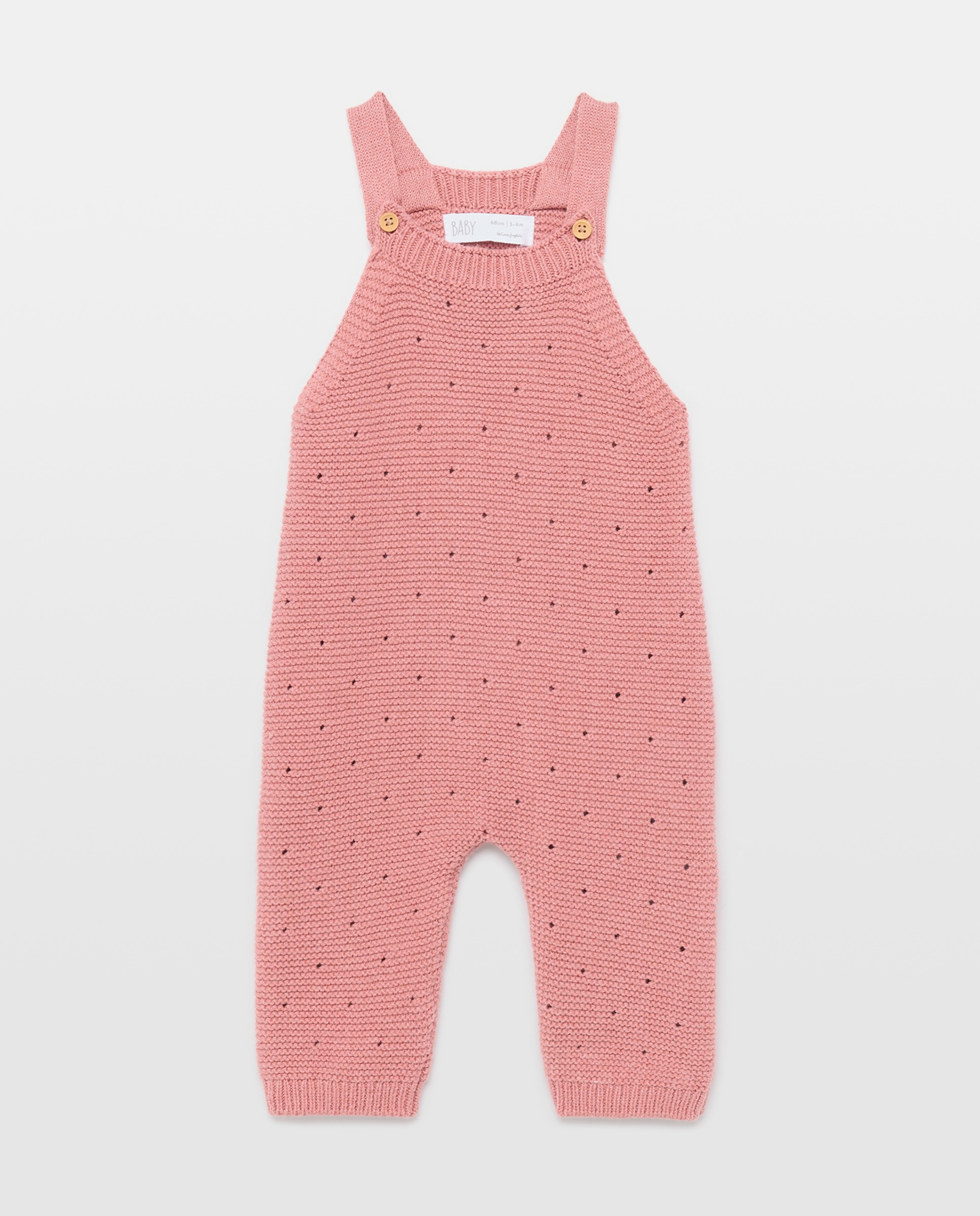 Peto de bebé tricot largo sin mangas - Baby El Corte Inglés - 200 Rosa 200 Rosa-1
