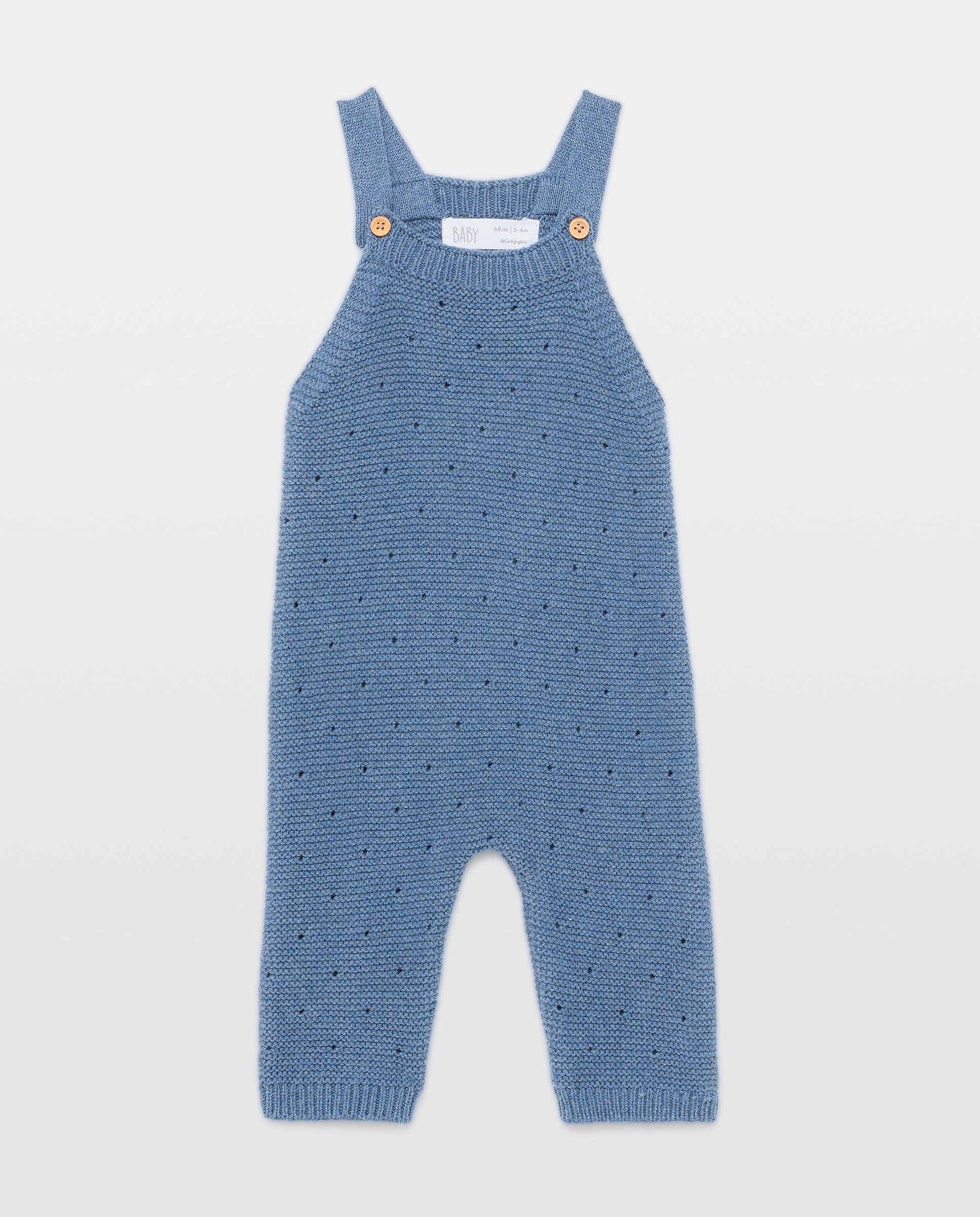 Peto de bebé tricot largo sin mangas - Baby El Corte Inglés - 400 Azul 400 Azul-1