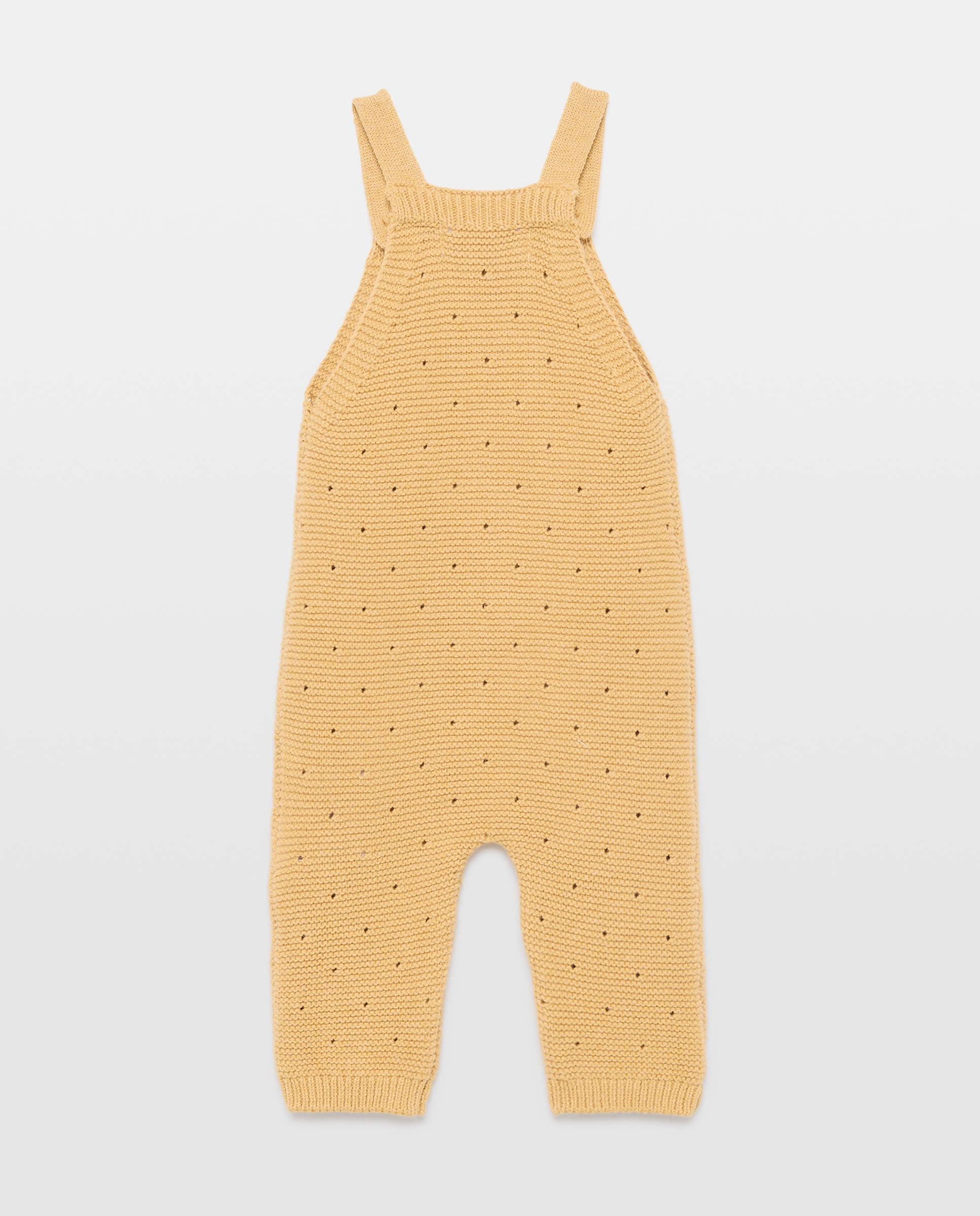 Jardineiras de Tricot de Bebé sem Mangas Baby El Corte Inglés Mostarda-2