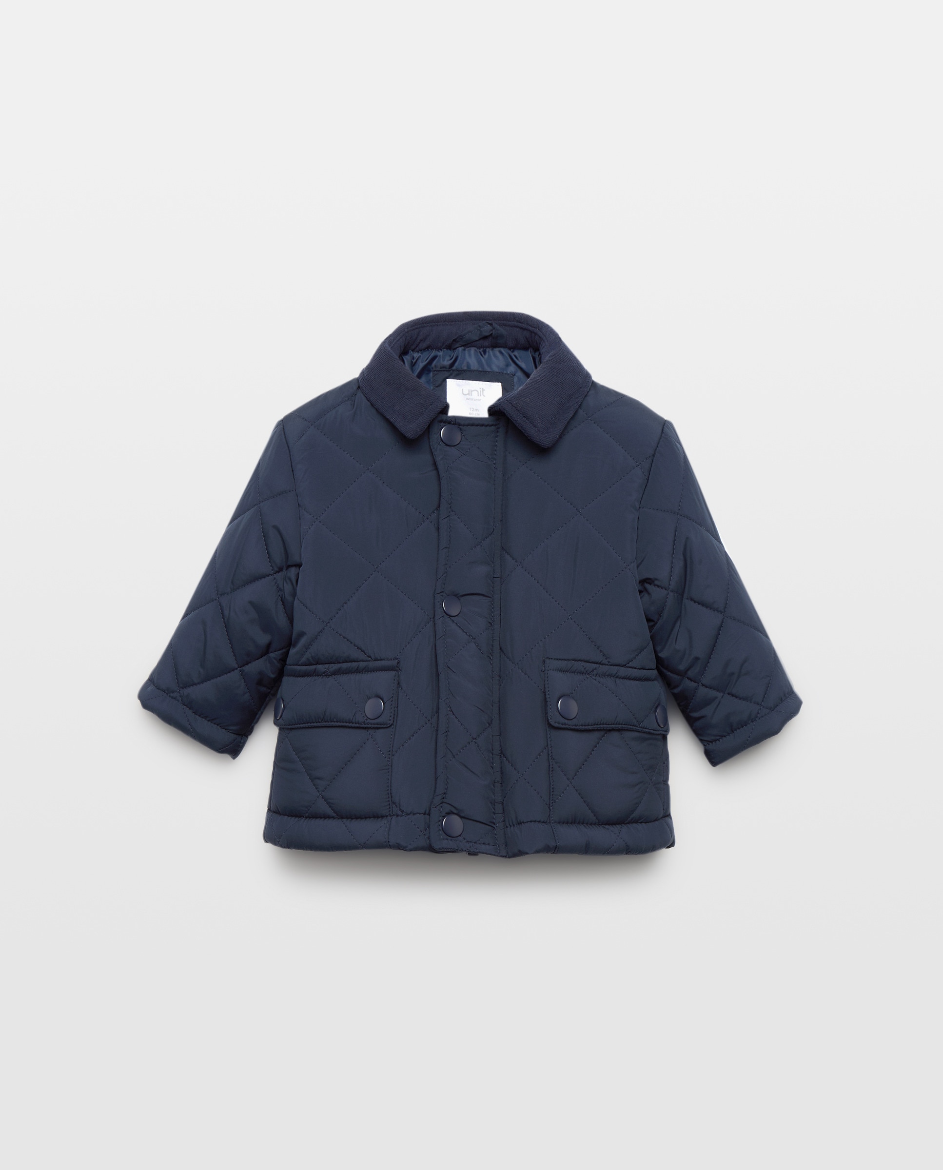 Imagen 0 de Parka de bebe acolchado cuello pana