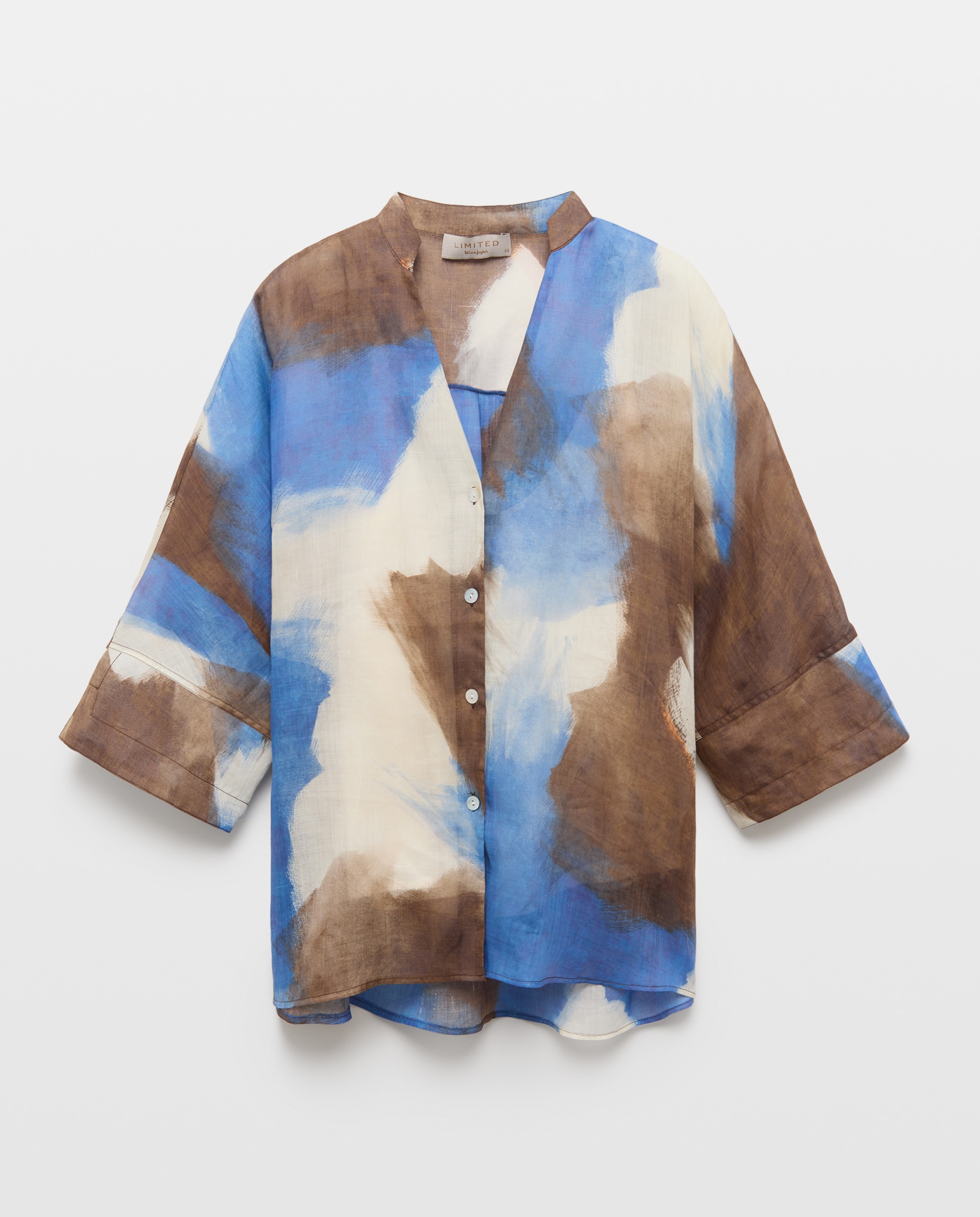 Imagem 0 de Blusa com Estampado Geométrico