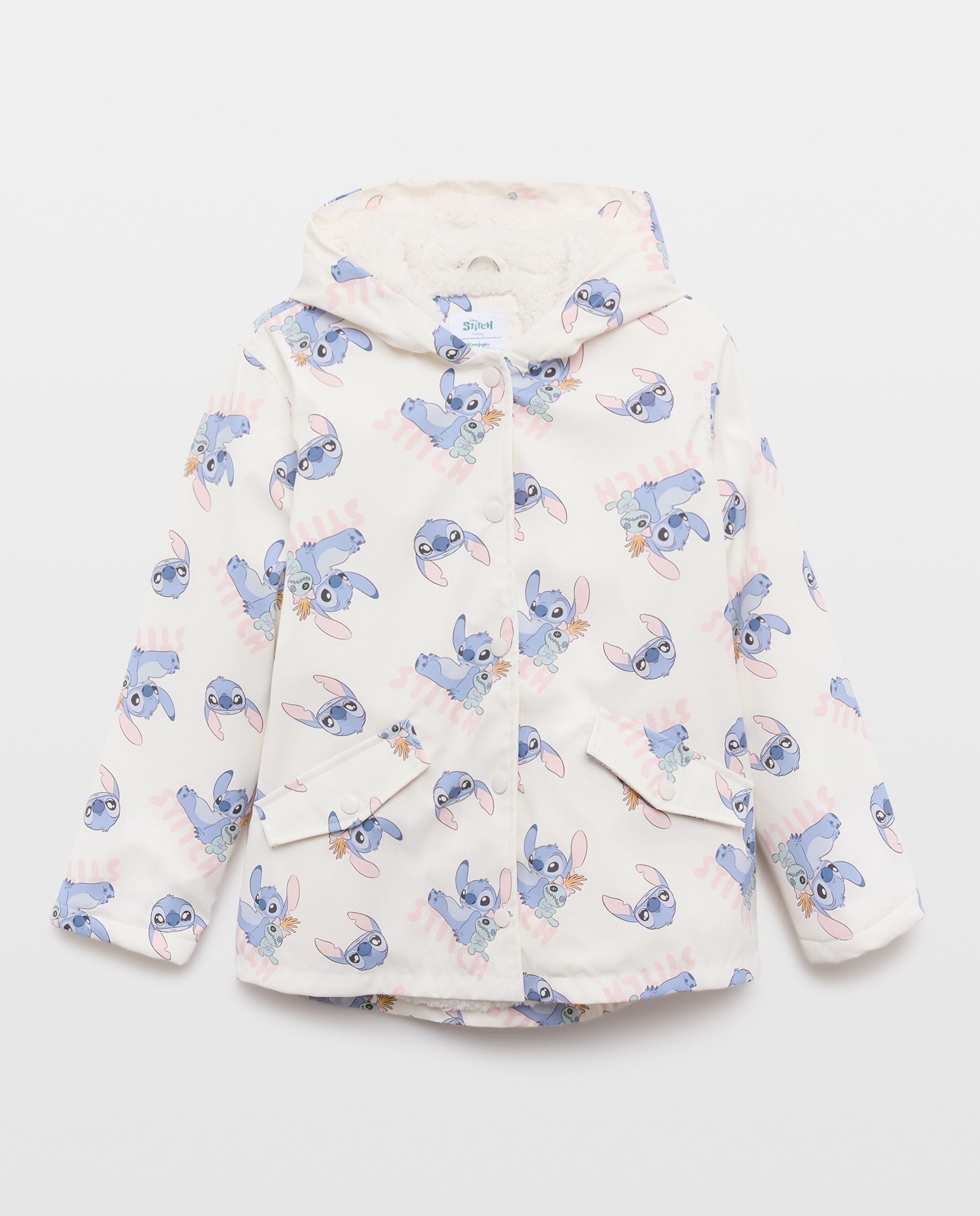 Imagem 0 de Impermeável Engomado com All Over Print de Stitch