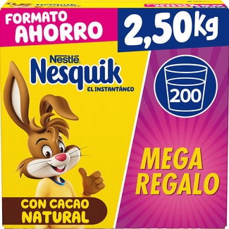 cacao en polvo instantáneo sin gluten estuche 2,5 kg - Nestle Nesquik