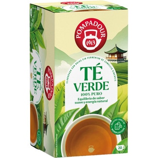 té verde estuche 20 bolsitas - Pompadour