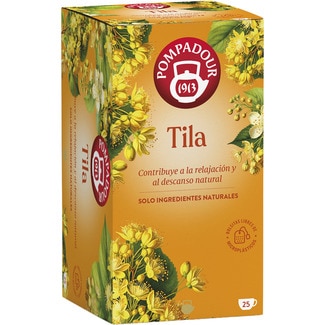 infusión de tila estuche 25 bolsitas - Pompadour