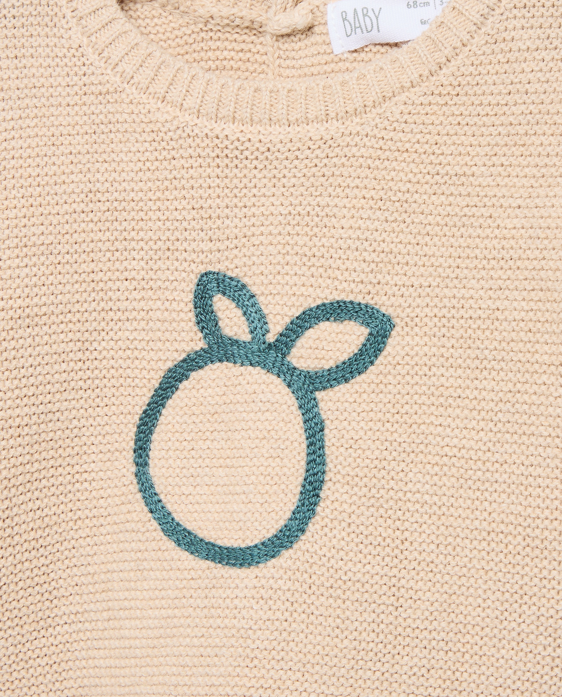 Conjunto de 2 Peças de Bebé com Manga Comprida e Calças de Tricot com Relevos Baby El Corte Inglés 510 Verde Claro-4