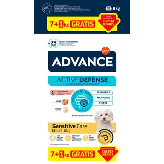 Ração Para Cão Mini Sensitive 7+1kg embalagem 8 kg - Advance