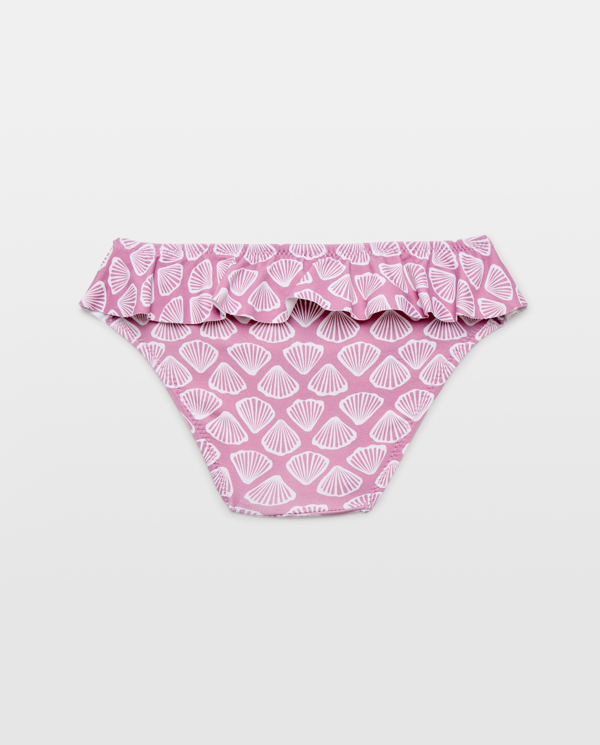 Culetín de bebé sencillo conchas 200 Rosa-2