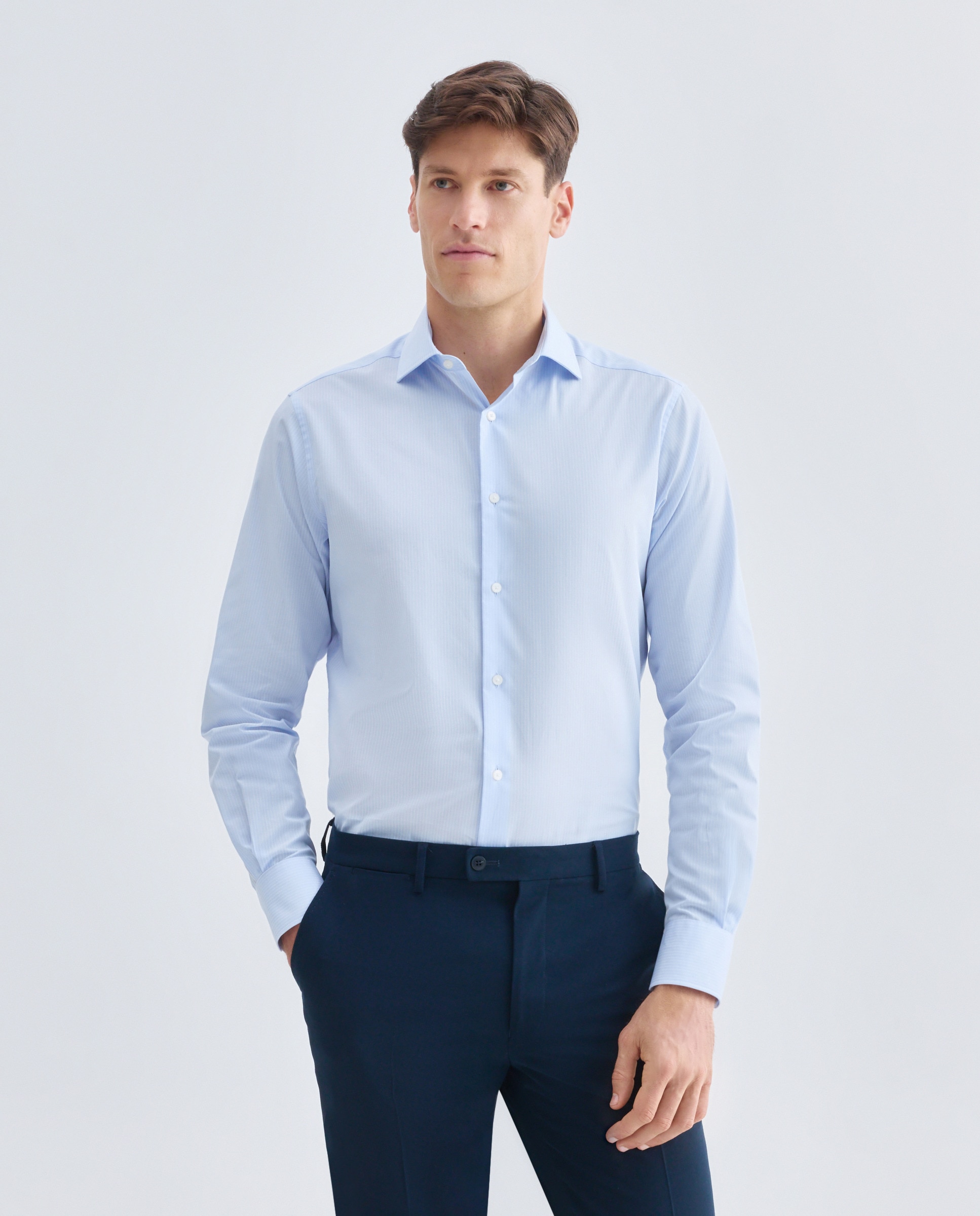 Imagen 0 de Camisa vestir hombre facil plancha classic fit