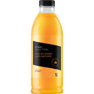 zumo de naranja recién exprimido botella 1 l - El Corte Ingles Selection