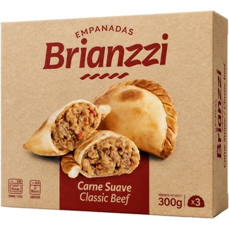 empanada de carne suave 3 unidades estuche 300 g - Brianzzi