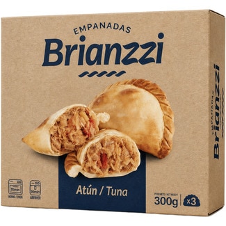 empanada de atún 3 unidades estuche 300 g - Brianzzi