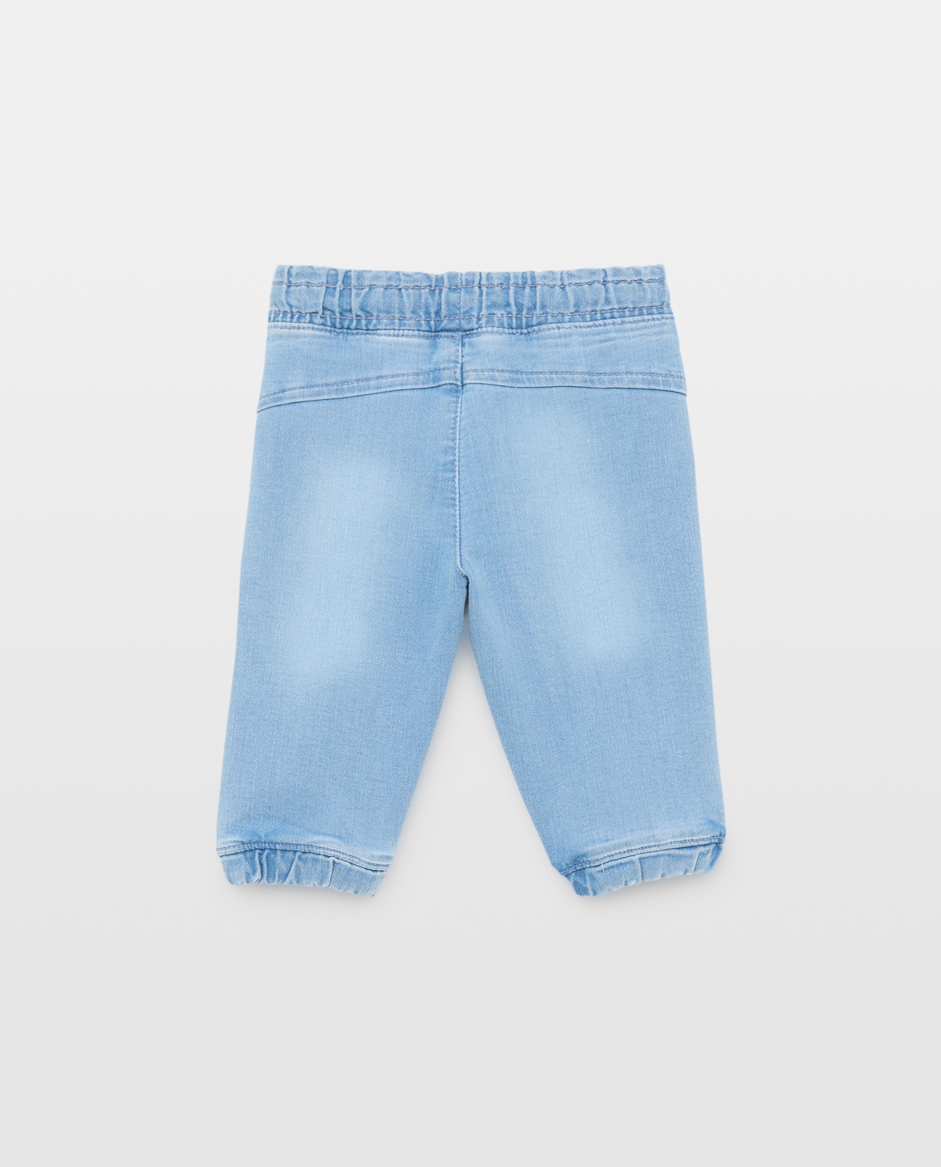 Pantalón denim felpa jogger de bebé - Baby El Corte Inglés - Cerúleo Cerúleo-2