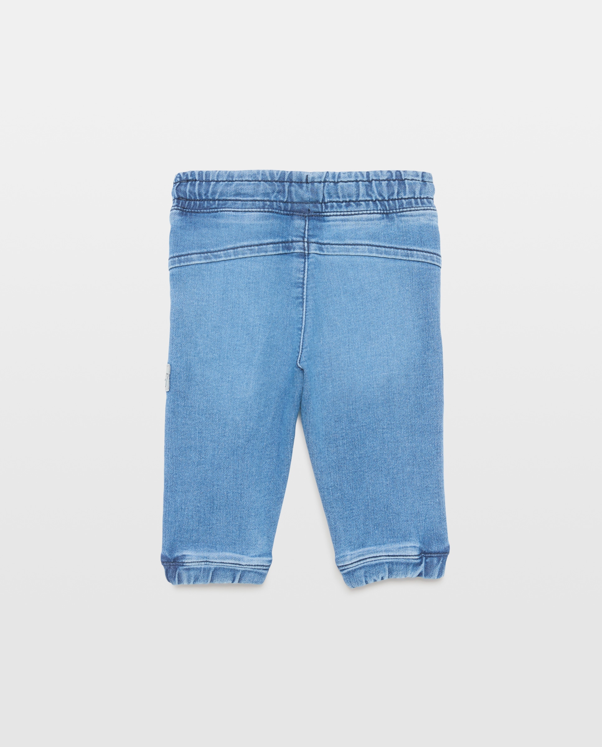 Pantalón denim felpa jogger de bebé - Baby El Corte Inglés - Azul pálido Azul pálido-2