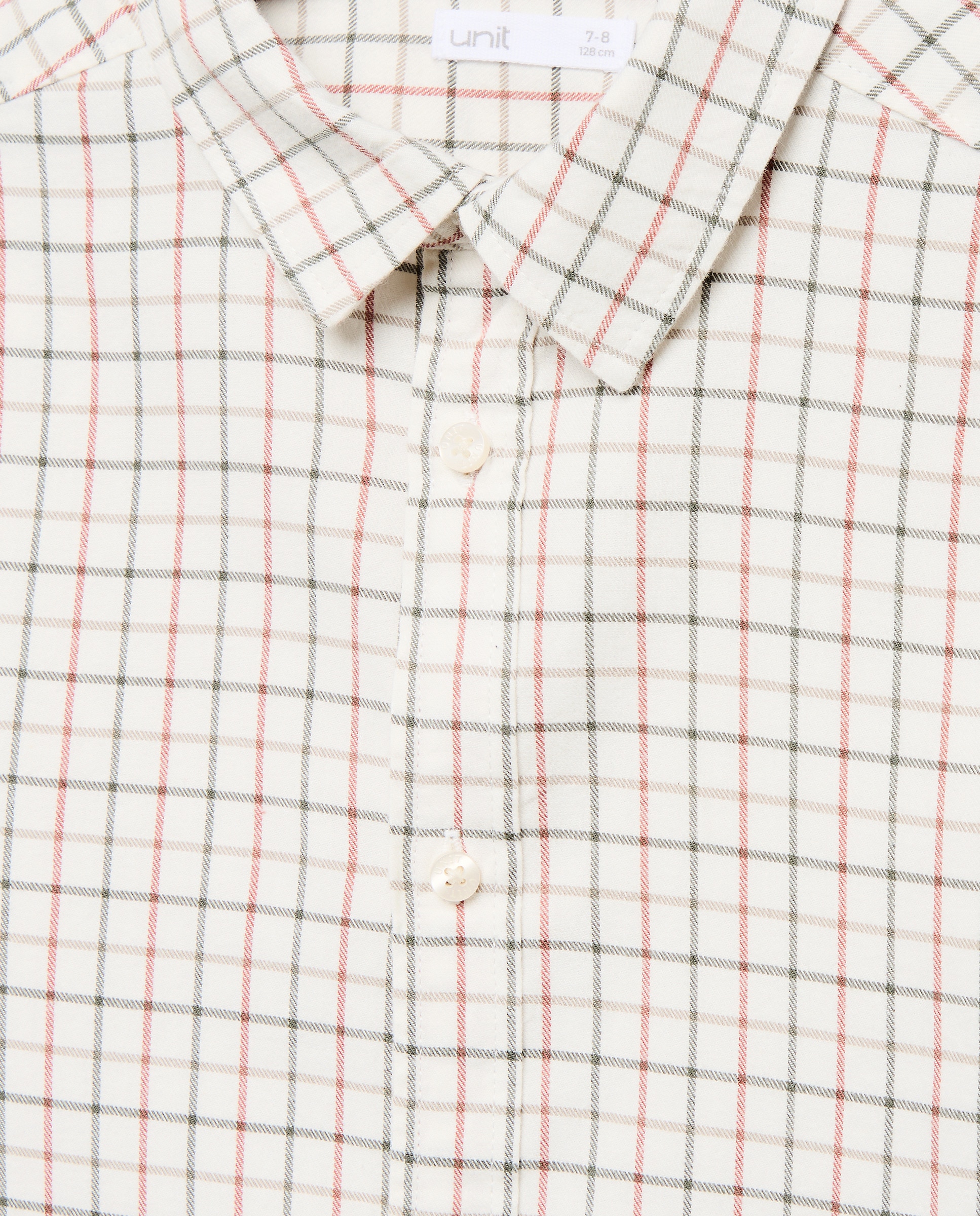 Camisa de niño villela cuadros 660 Naranja-3