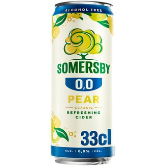 Sidra Pêra 0.0% Álcool lata 33 cl - Somersby
