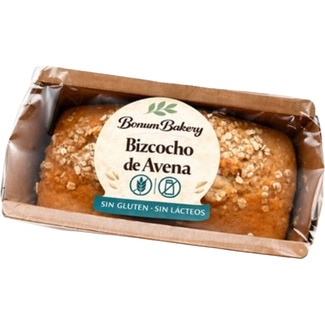 bizcocho de avena sin gluten y sin lácteos estuche 300 g - Bonum Bakery