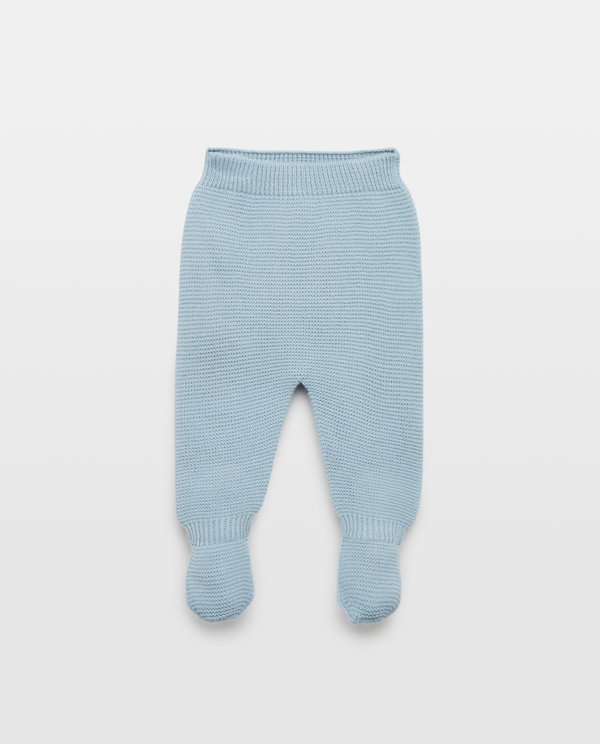 Conjunto Clássico de Bebé com Gola Bebé, Manga Comprida, Linhas de Relevos e Malha do Cabo Coconut El Corte Inglés 400 Azul-3