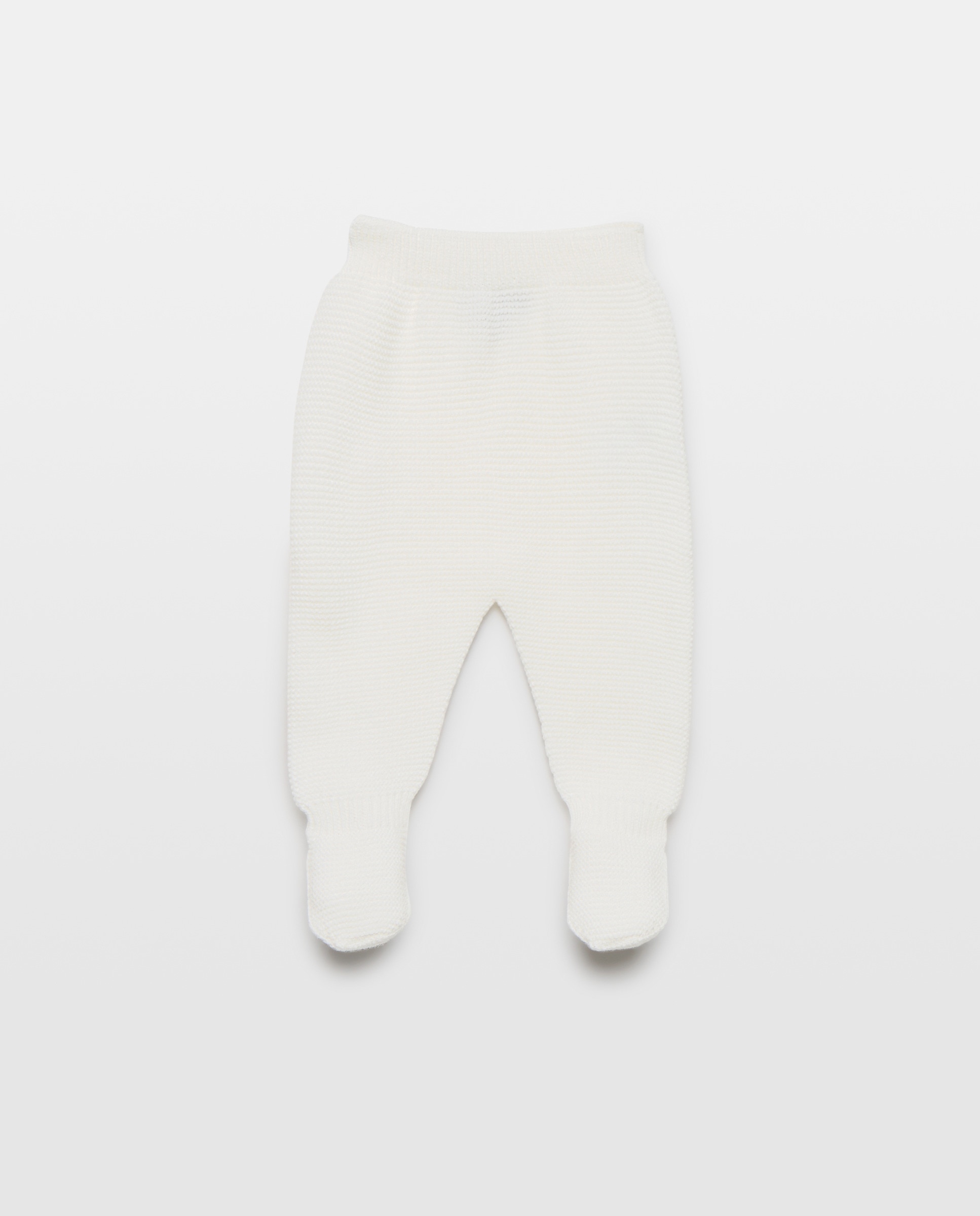 Conjunto Clássico de Bebé com Gola Bebé, Manga Comprida, Linhas de Relevos e Malha do Cabo Coconut El Corte Inglés Branco-marfim-3