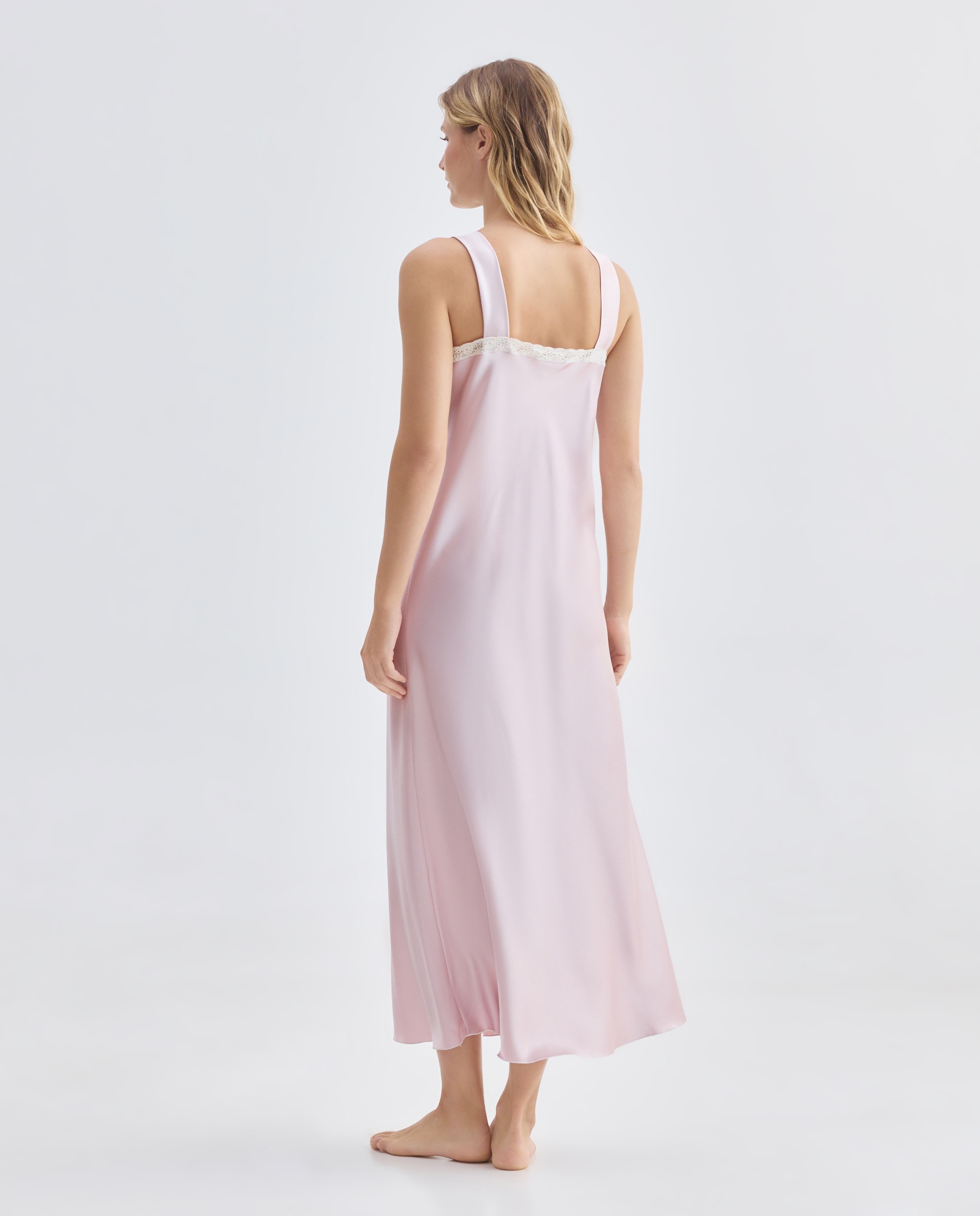 Camisa de dormir de mulher Rosa-2