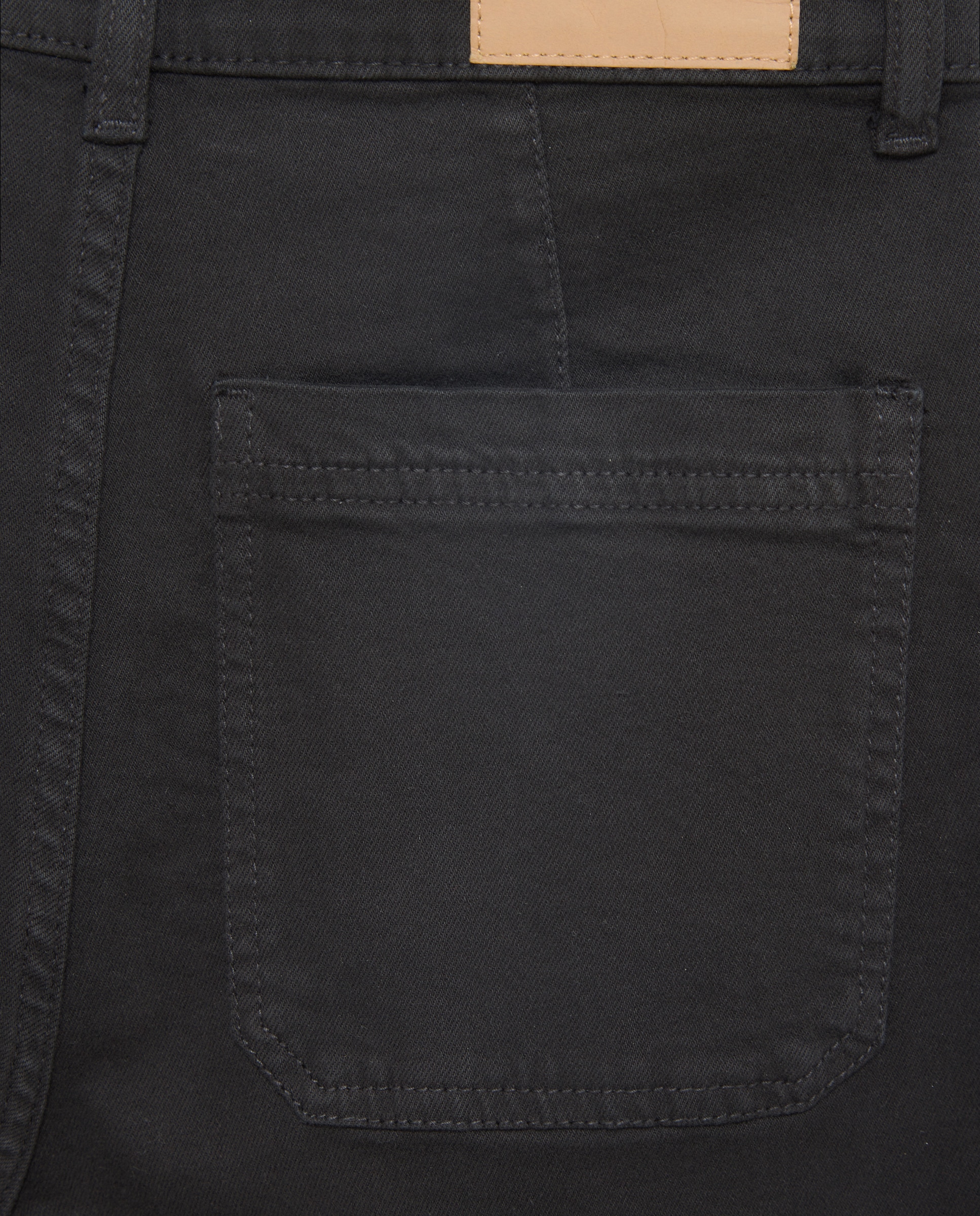 Jeans Cropped Culotte Preto-2