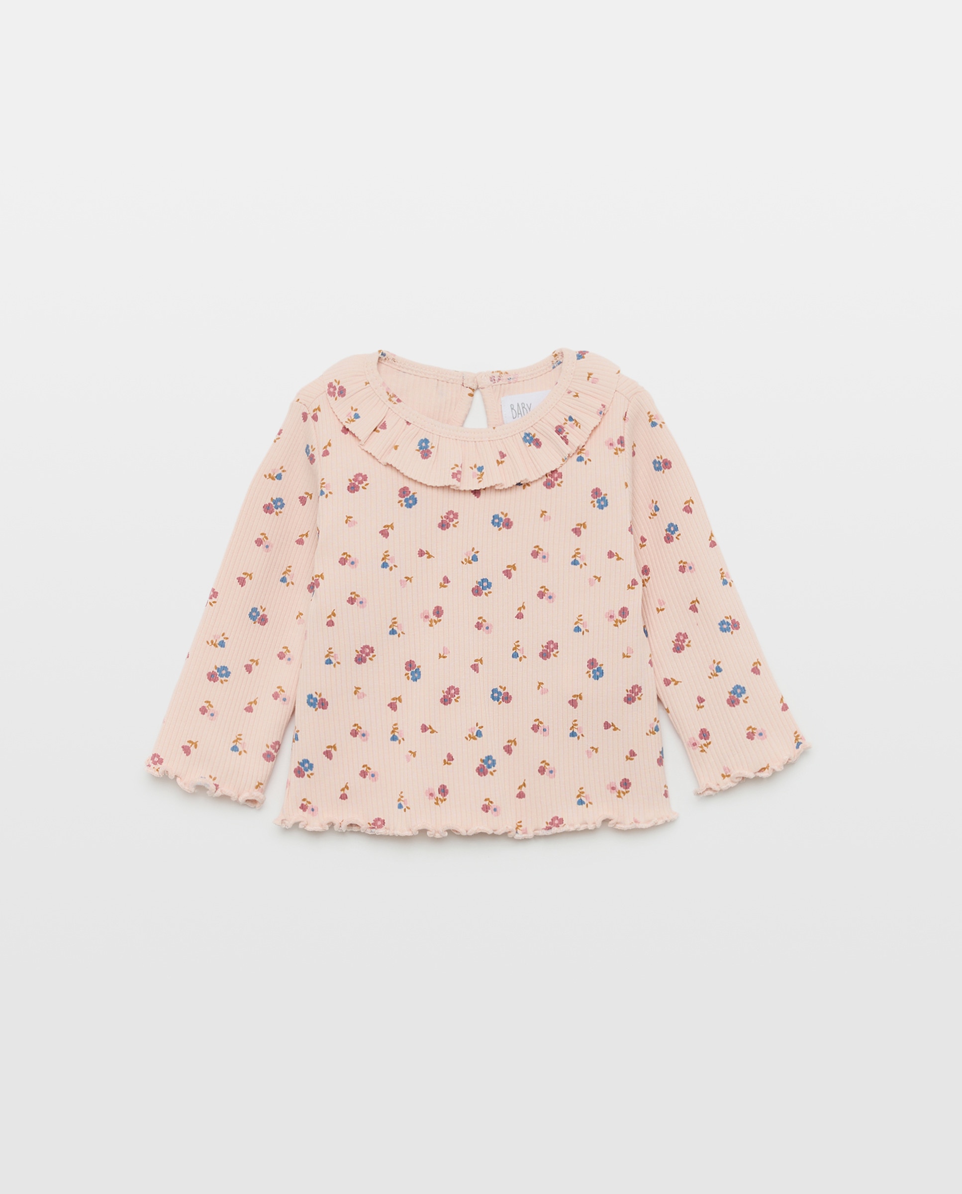 Imagen 0 de Camiseta manga larga estampado fantasía de bebé Rosa