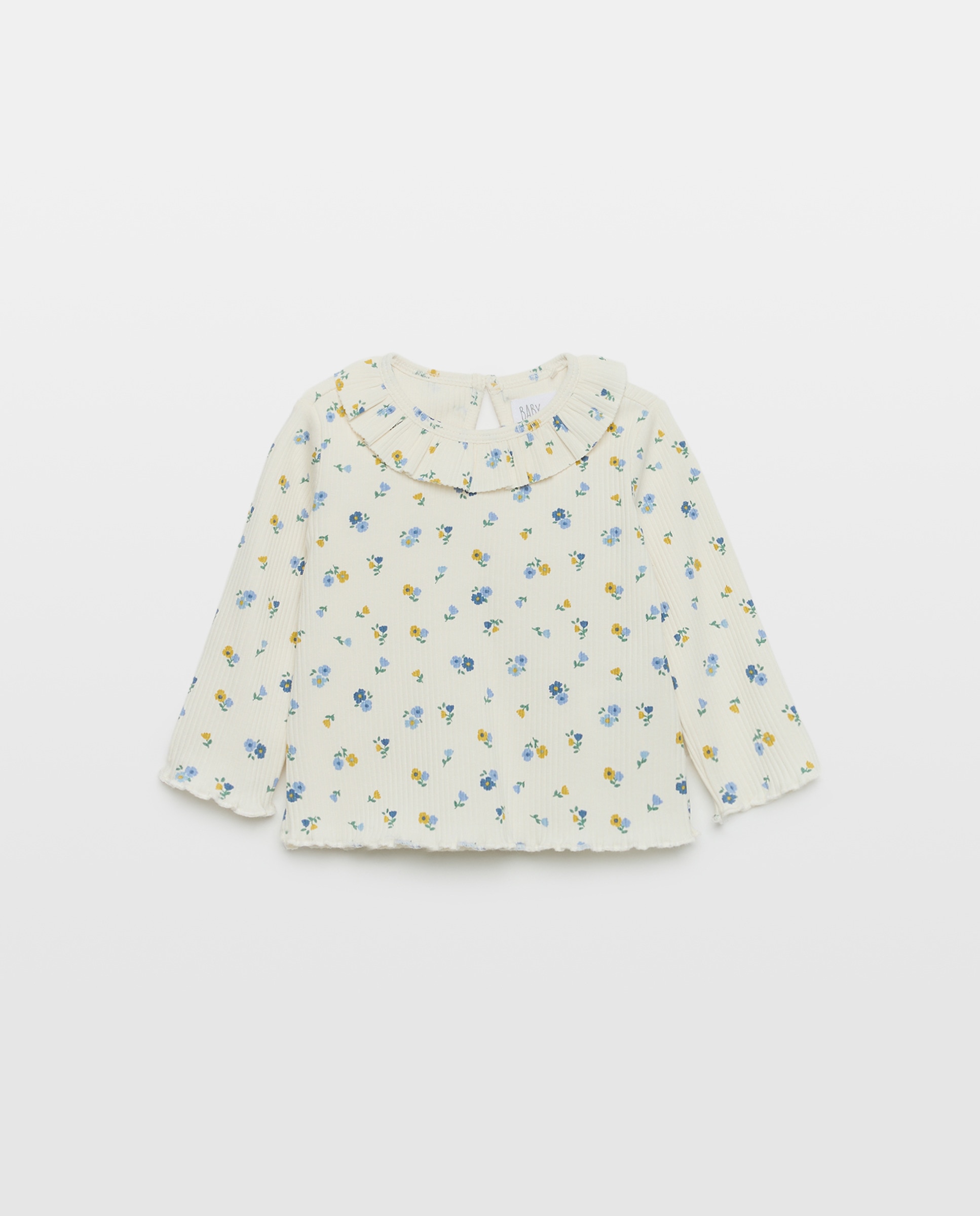 Imagen 0 de Camiseta manga larga estampado fantasía de bebé Blanco