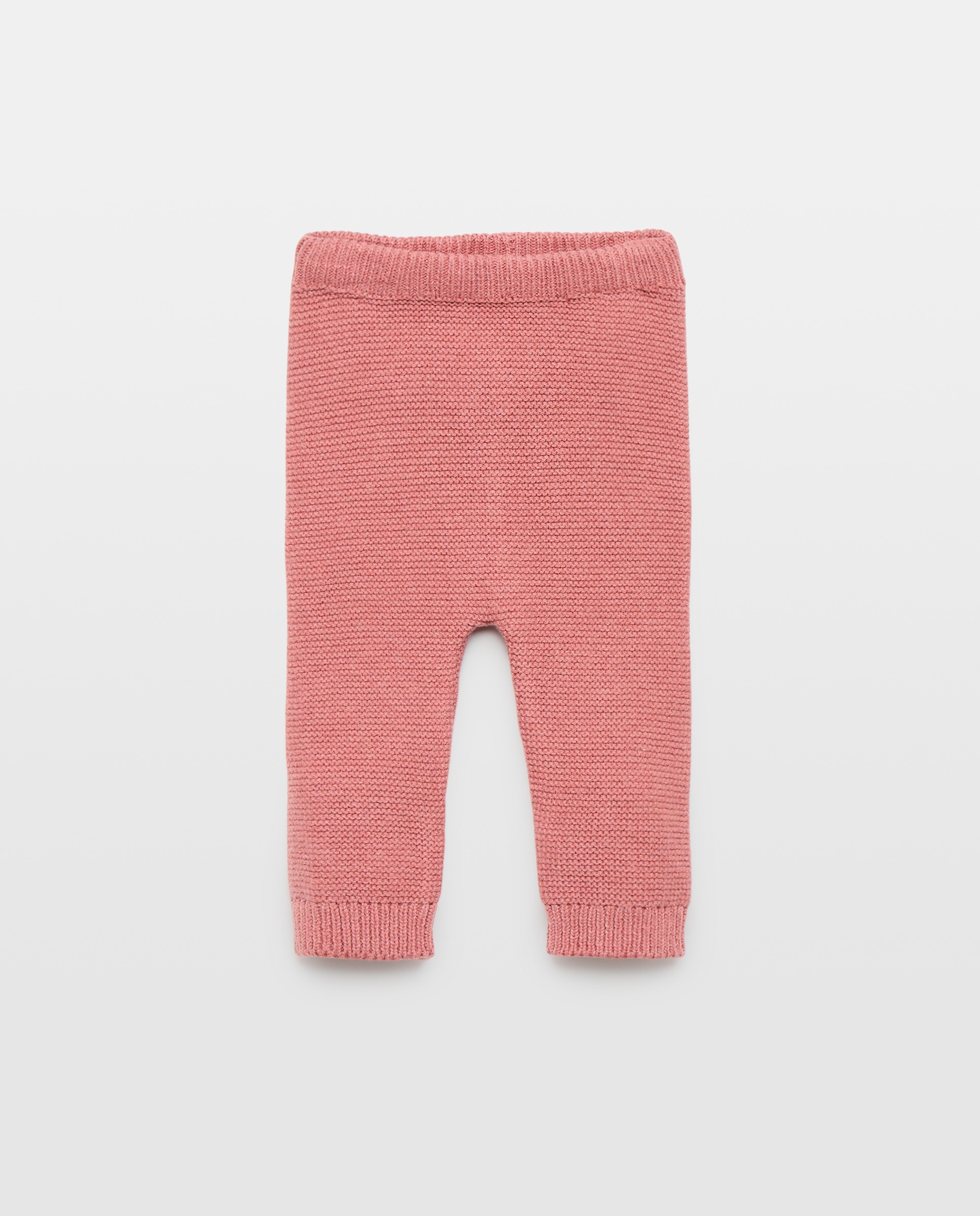 Conjunto de 2 Peças de Bebé com Manga Comprida e Calças de Tricot com Relevos Baby El Corte Inglés 230 Rosa Escuro-3
