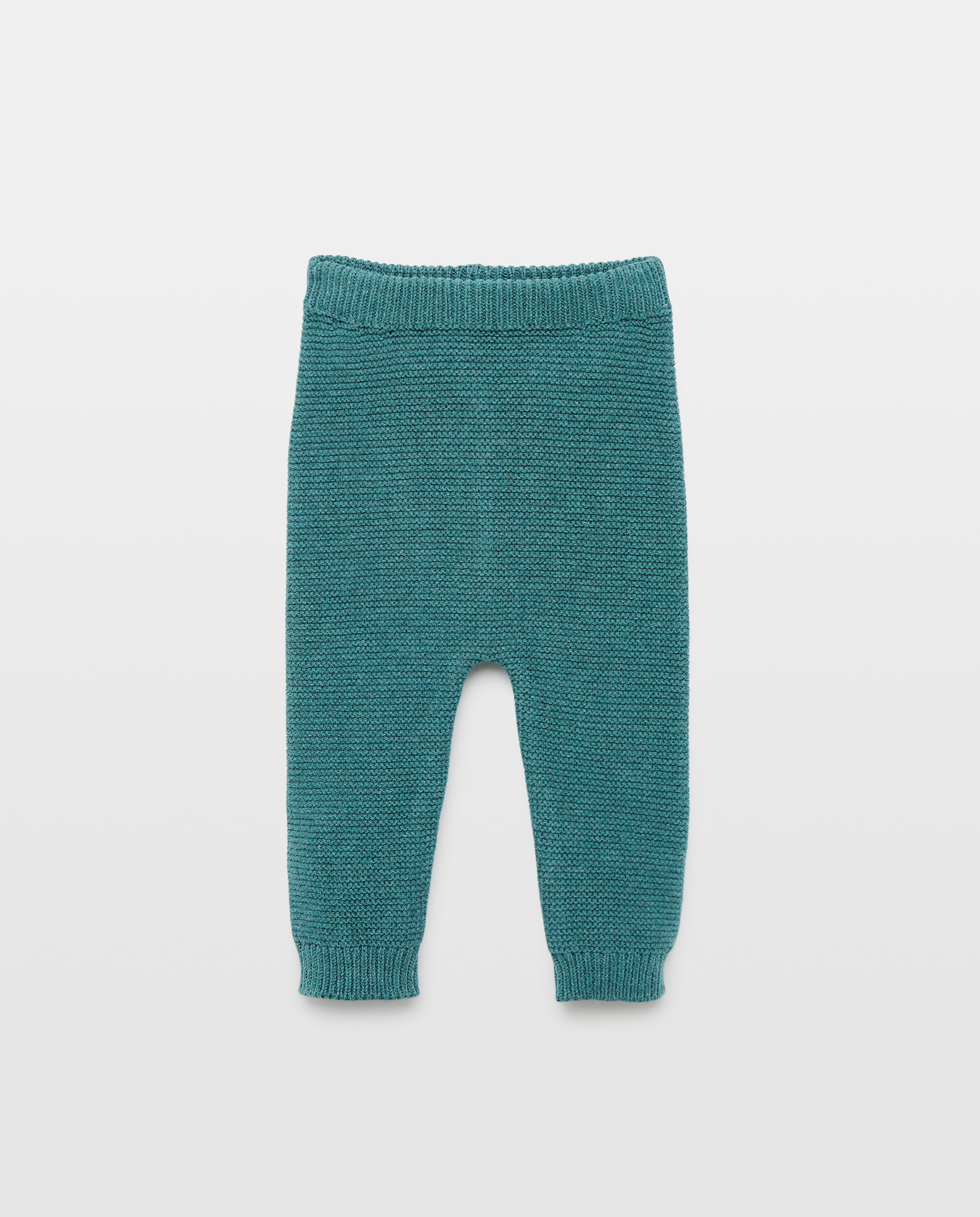 Conjunto de 2 Peças de Bebé com Manga Comprida e Calças de Tricot com Relevos Baby El Corte Inglés 510 Verde Claro-3