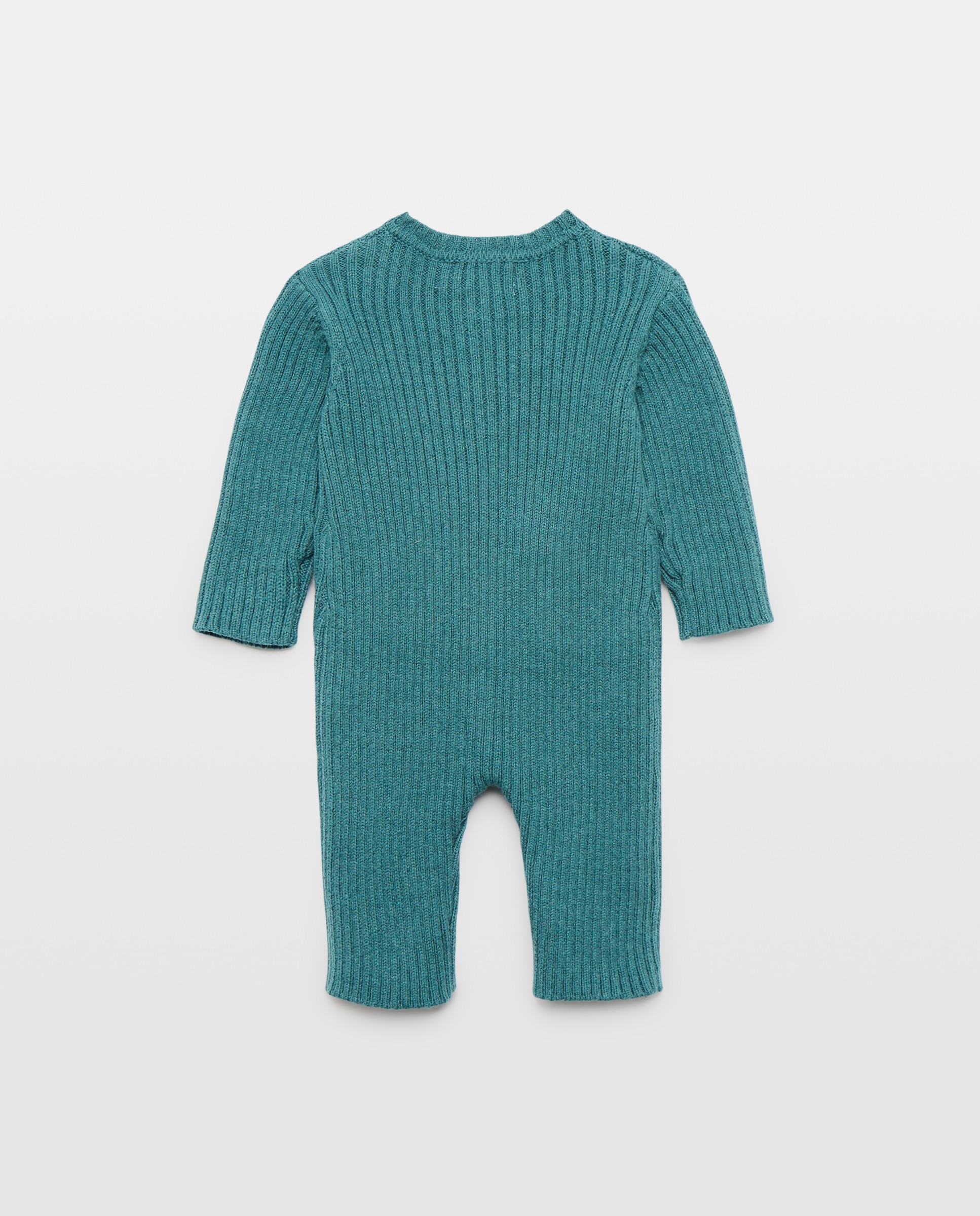 Babygrow de Malha de Bebé com Botões Baby El Corte Inglés Verde-2