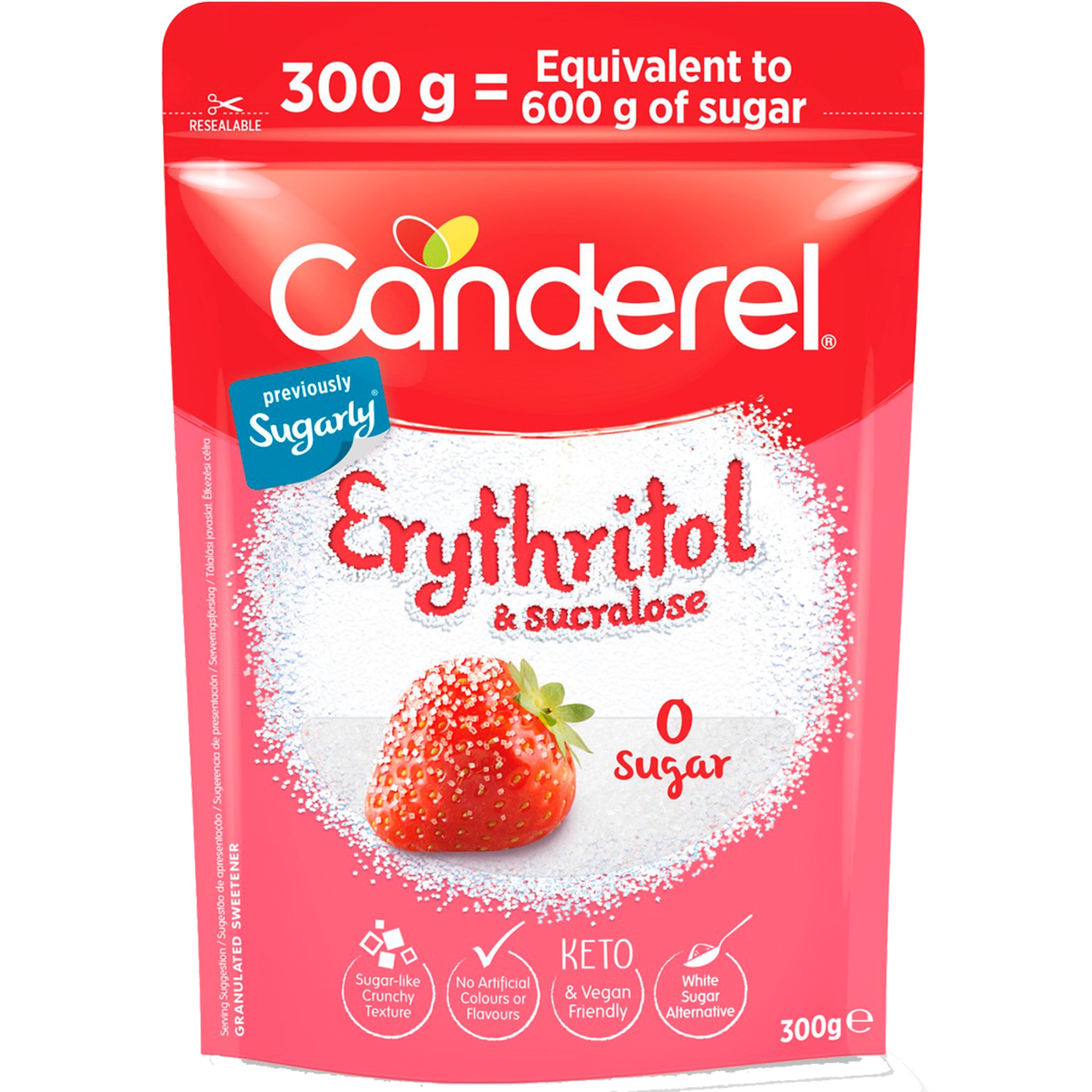 Eritritol & Sucralose embalagem 300 g