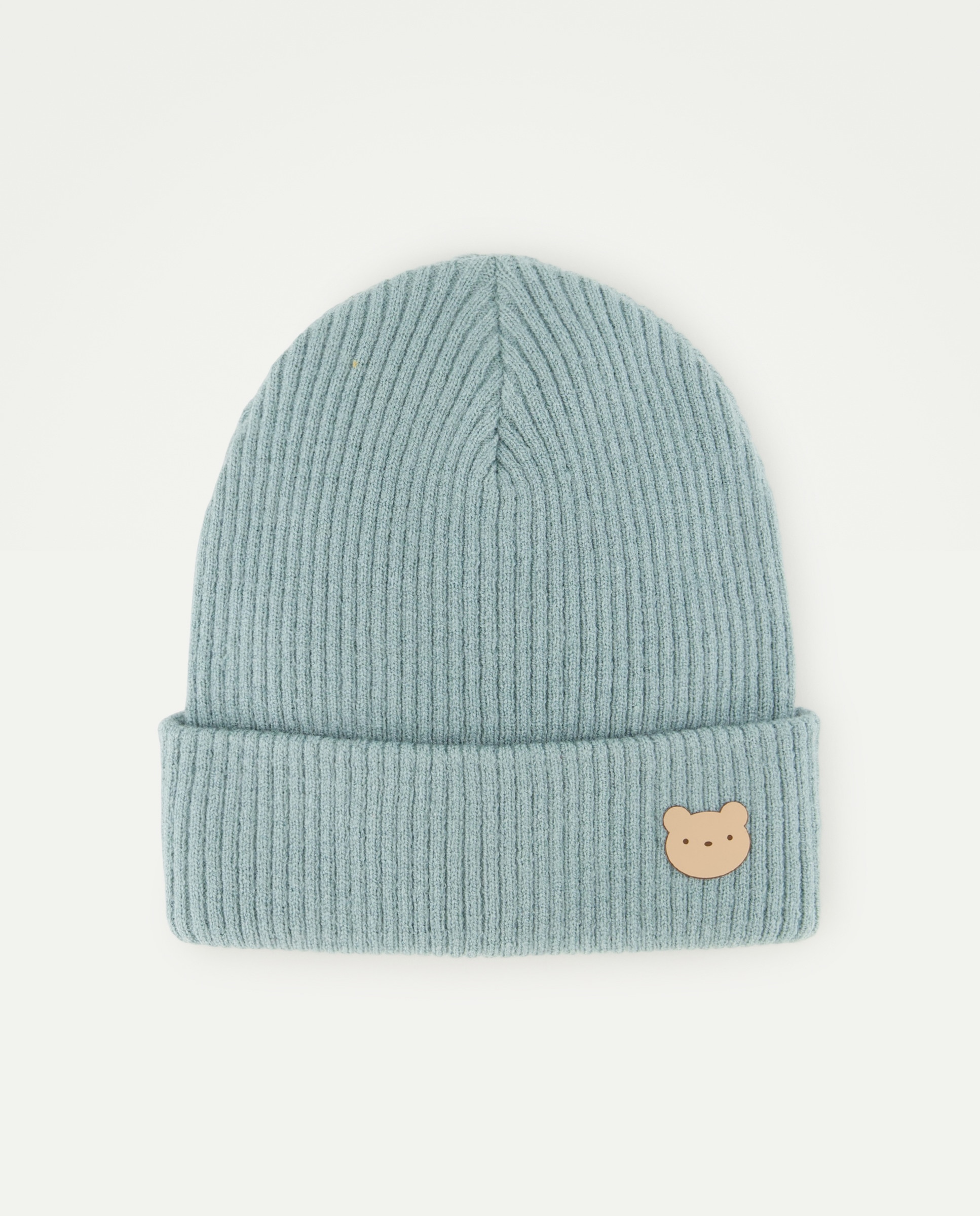Imagem 0 de Gorro de Bebé com Canelado Finto e Emblema de Coelho