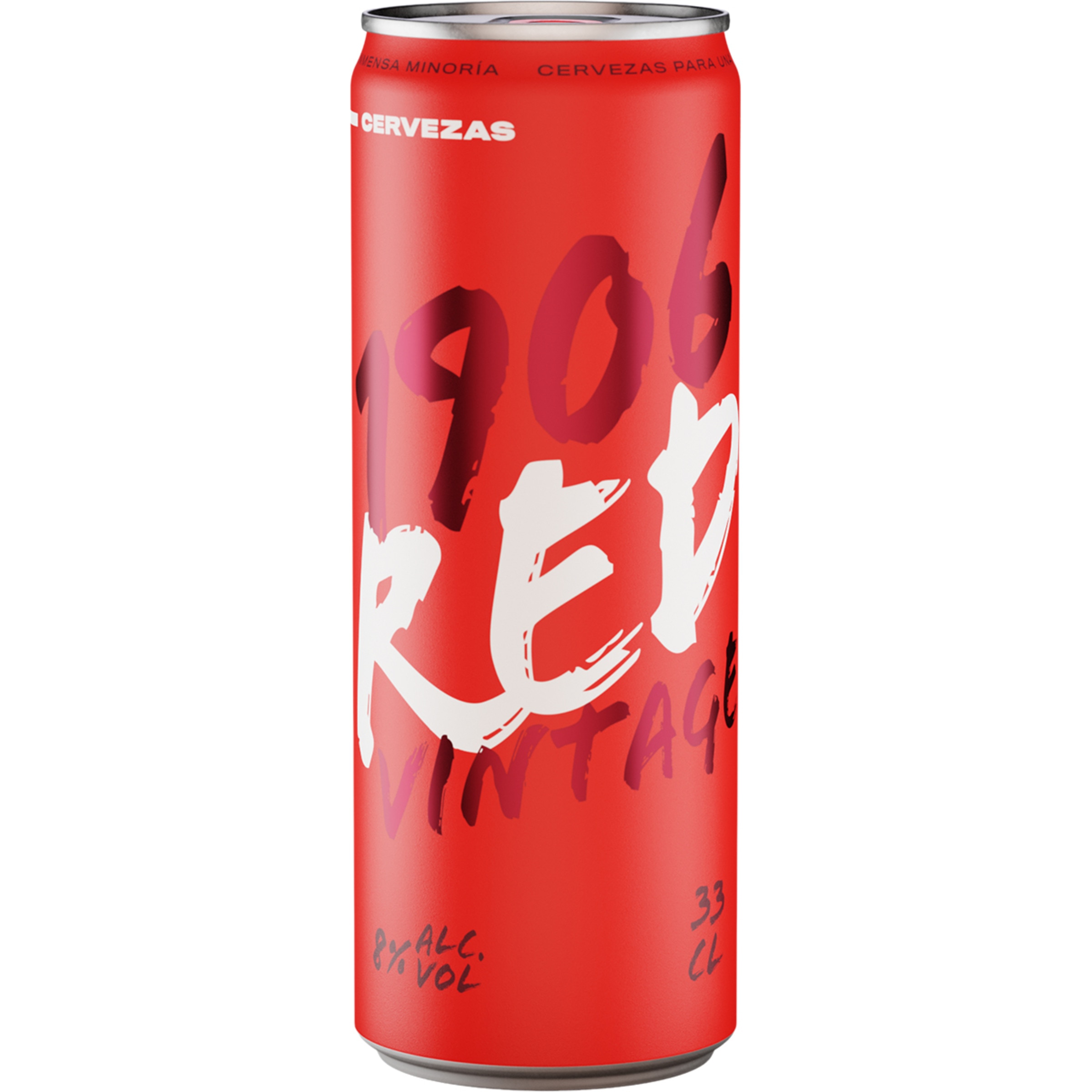 cerveza rubia Red Vintage La Colorada lata 33 cl
