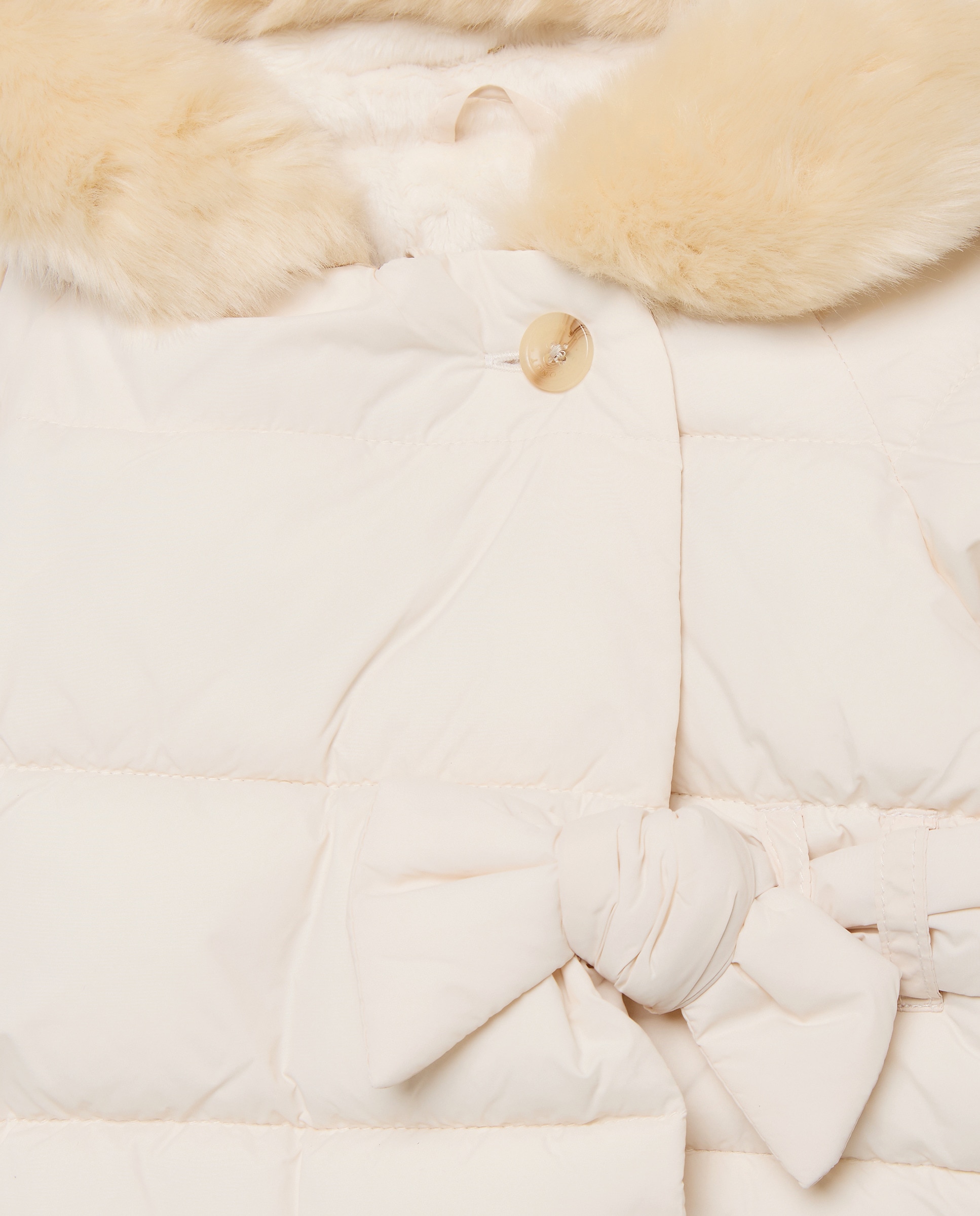 Parka de Nylon de Bebé com Laço Superior Coconut El Corte Inglés 130 Marfim-3