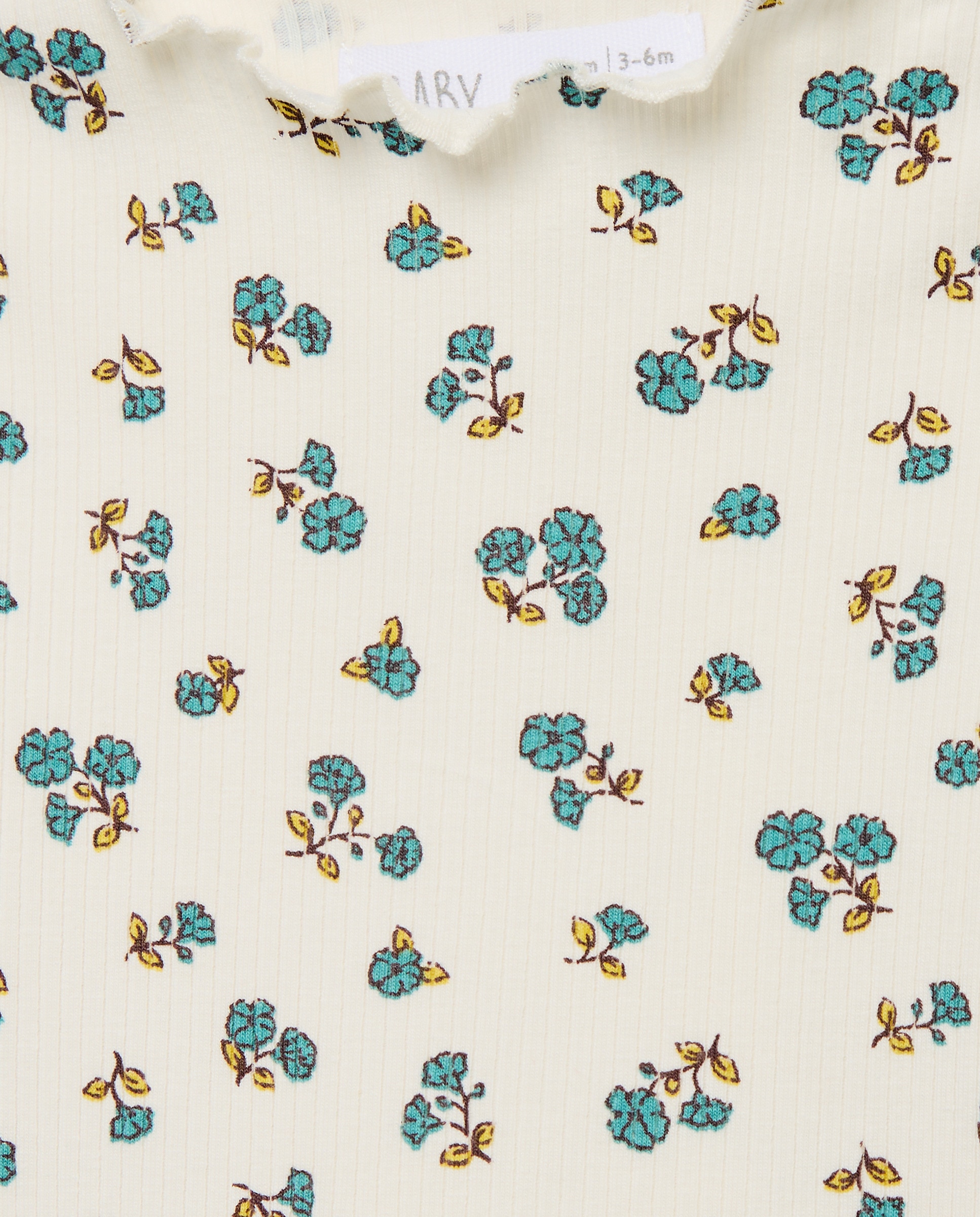 Camisola de Bebé com Manga Comprida Branco-3