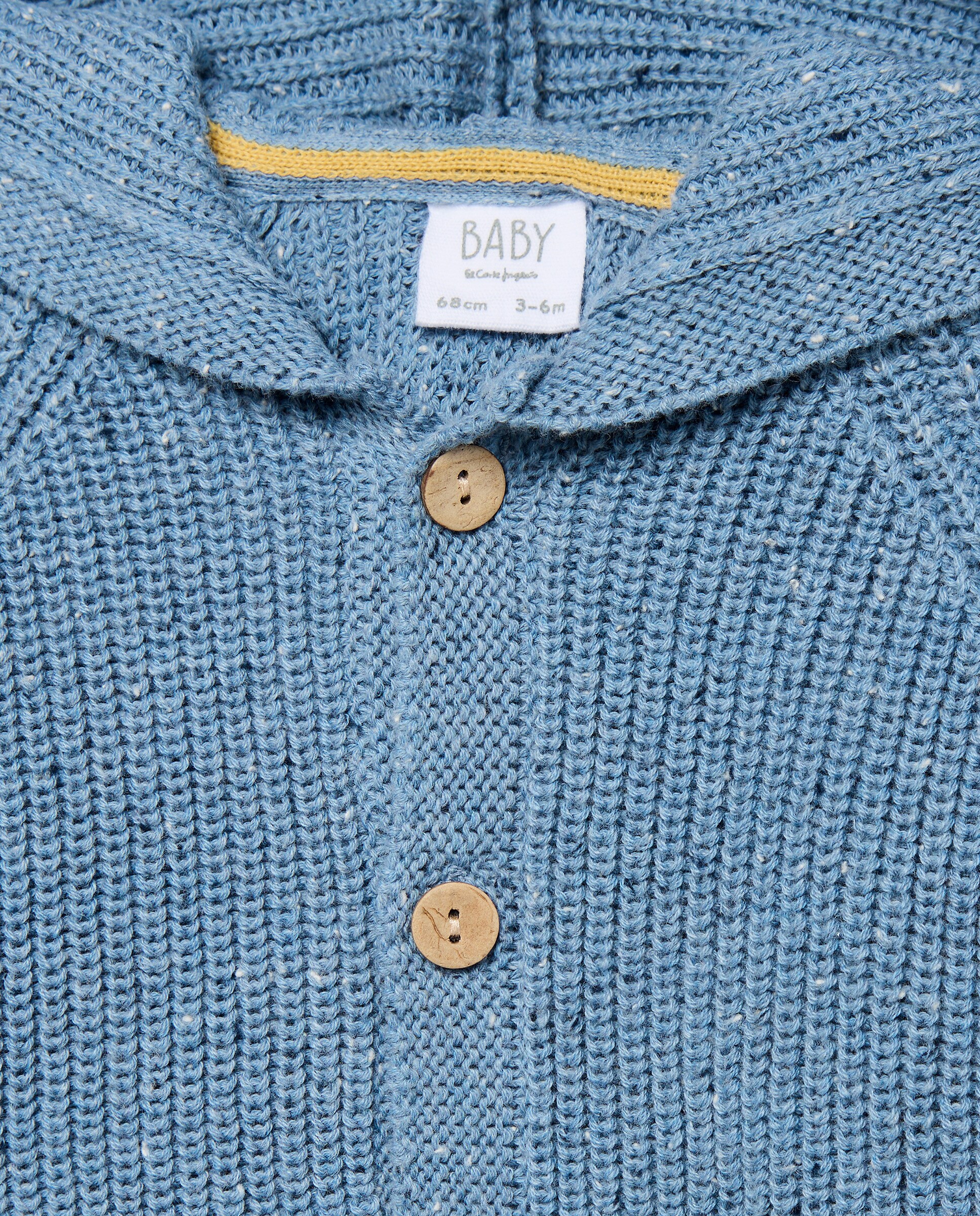 Chaqueta lisa tricot de bebé - Baby El Corte Inglés - 400 Azul 400 Azul-3