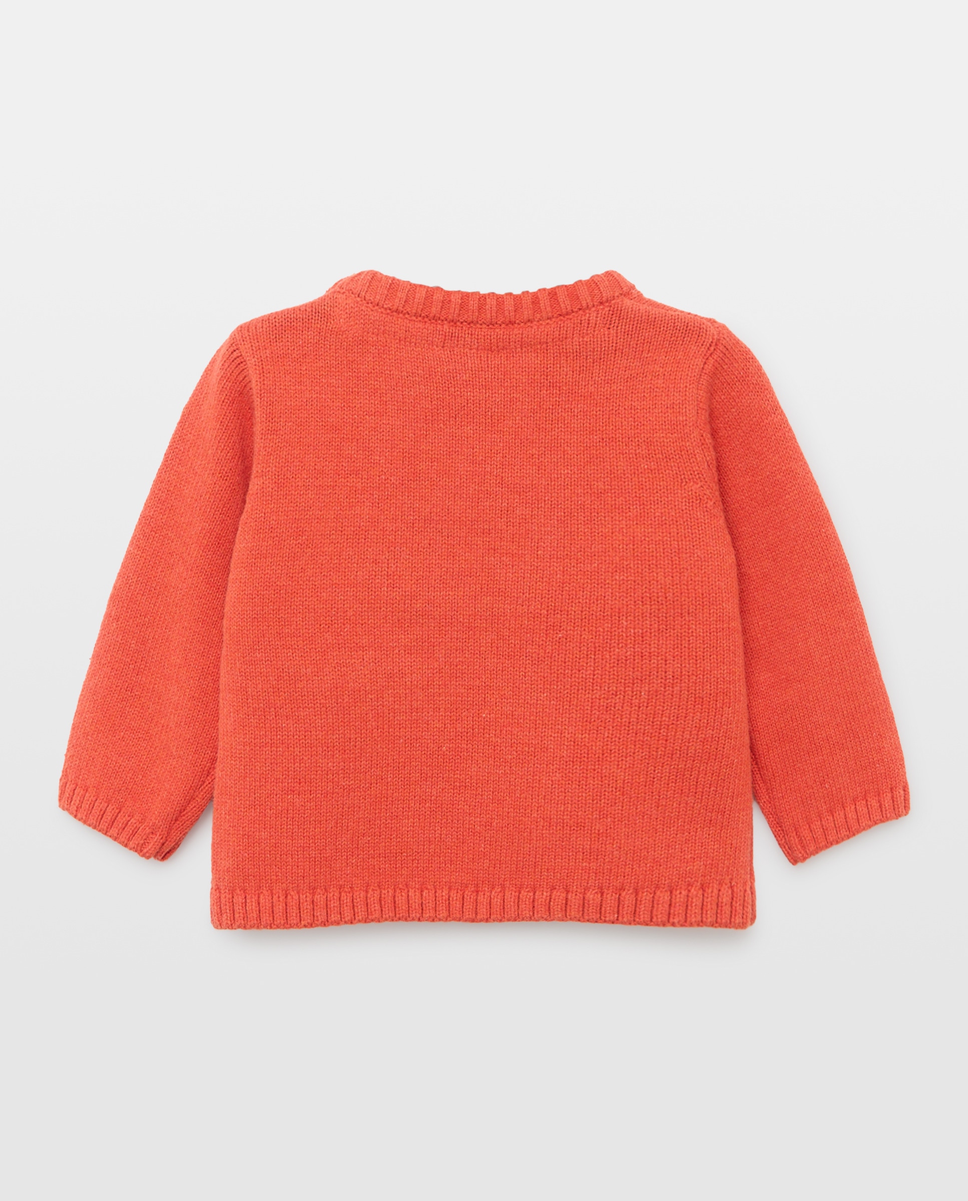 Camisola de Malha Básica Lisa de Bebé Baby El Corte Inglés 660 Laranja-2