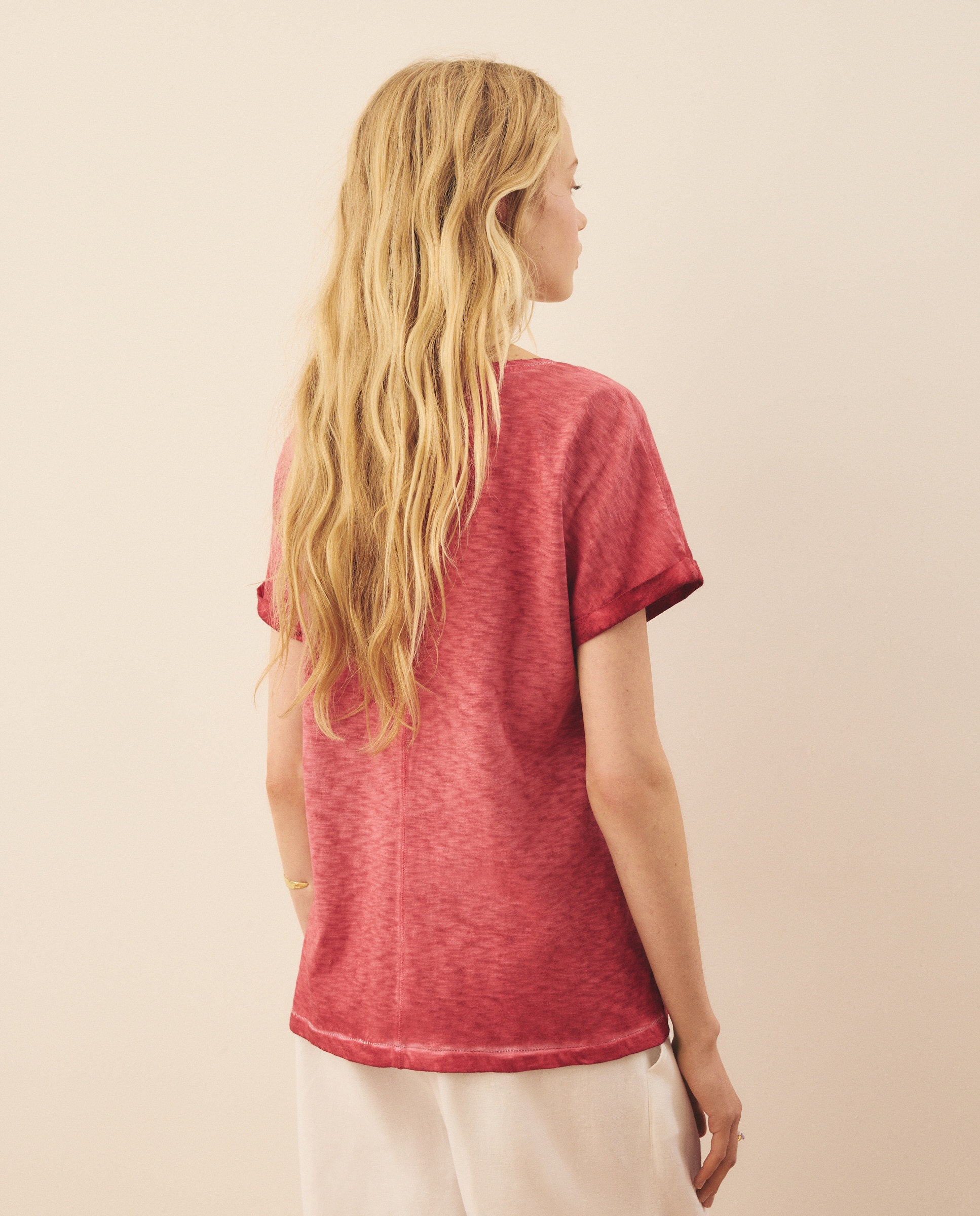 T-shirt Cool Dye 600 Vermelho-3