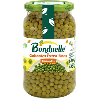 guisantes extra finos cocinados frasco 465 g neto escurrido - Bonduelle