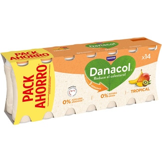 tropical pack 14 unidades 100 g - Danone Danacol
