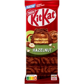 chocolate con galleta relleno de avellanas tableta 99 g - Kitkat