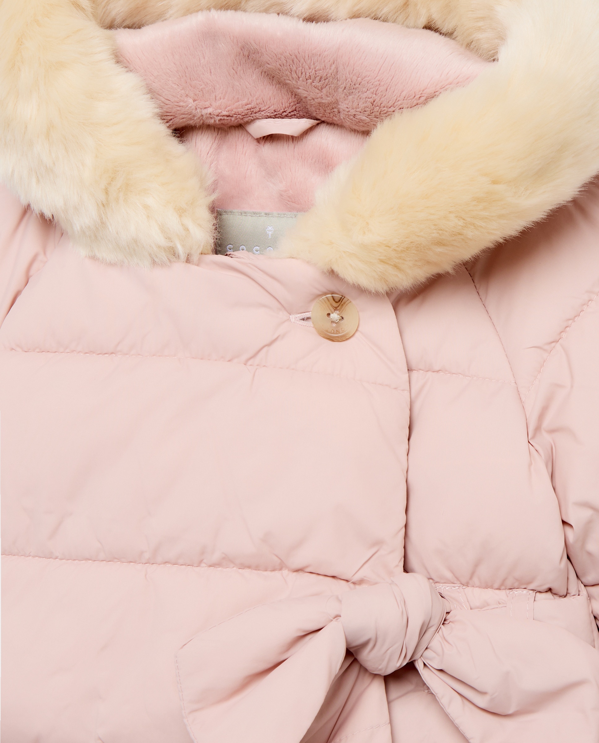 Parka de Nylon de Bebé com Laço Superior Coconut El Corte Inglés 200 Rosa-3