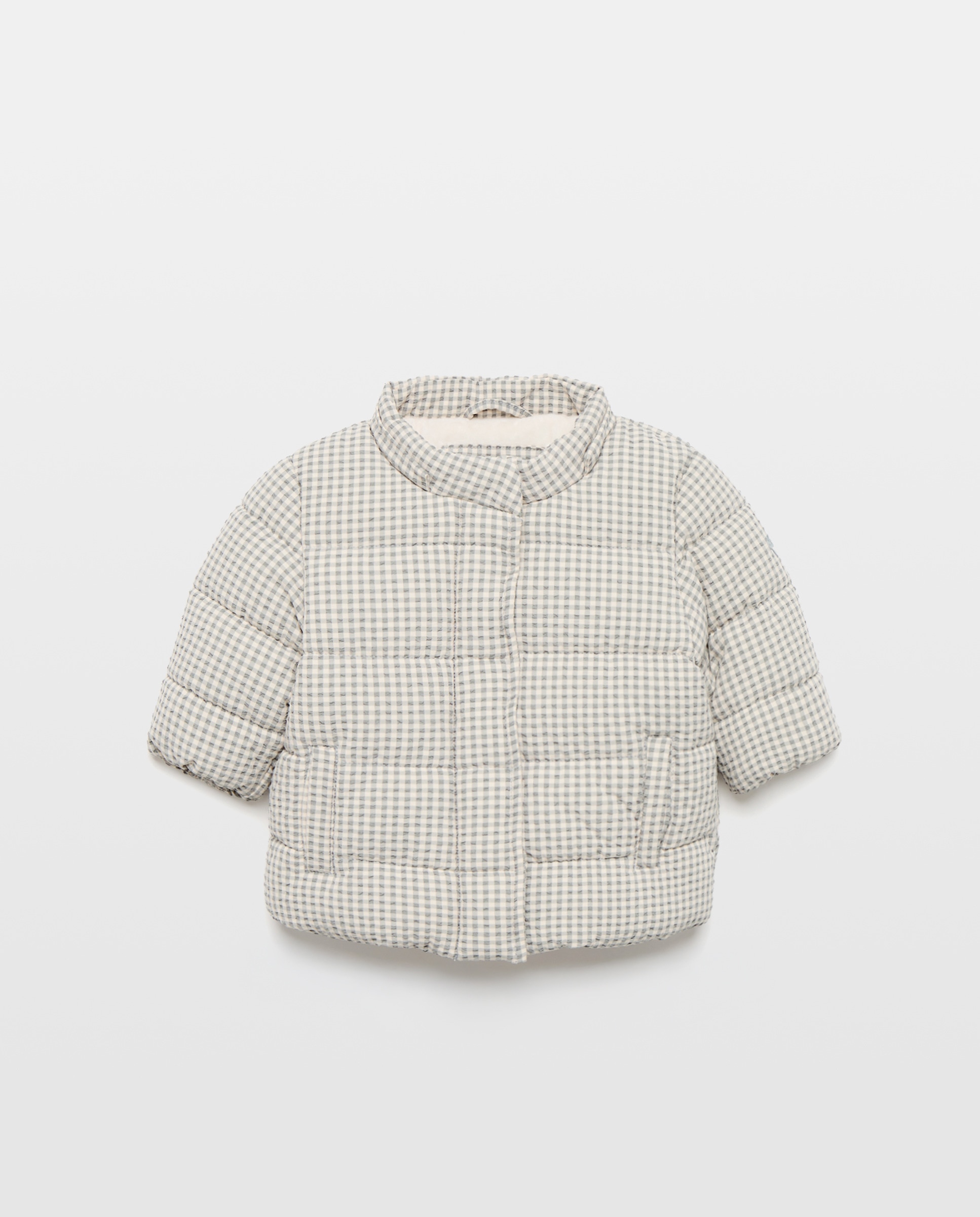 Parka nylon seersucker con capucha desmontable pelo largo de bebé - Coconut El Corte Inglés - Verde Verde-3