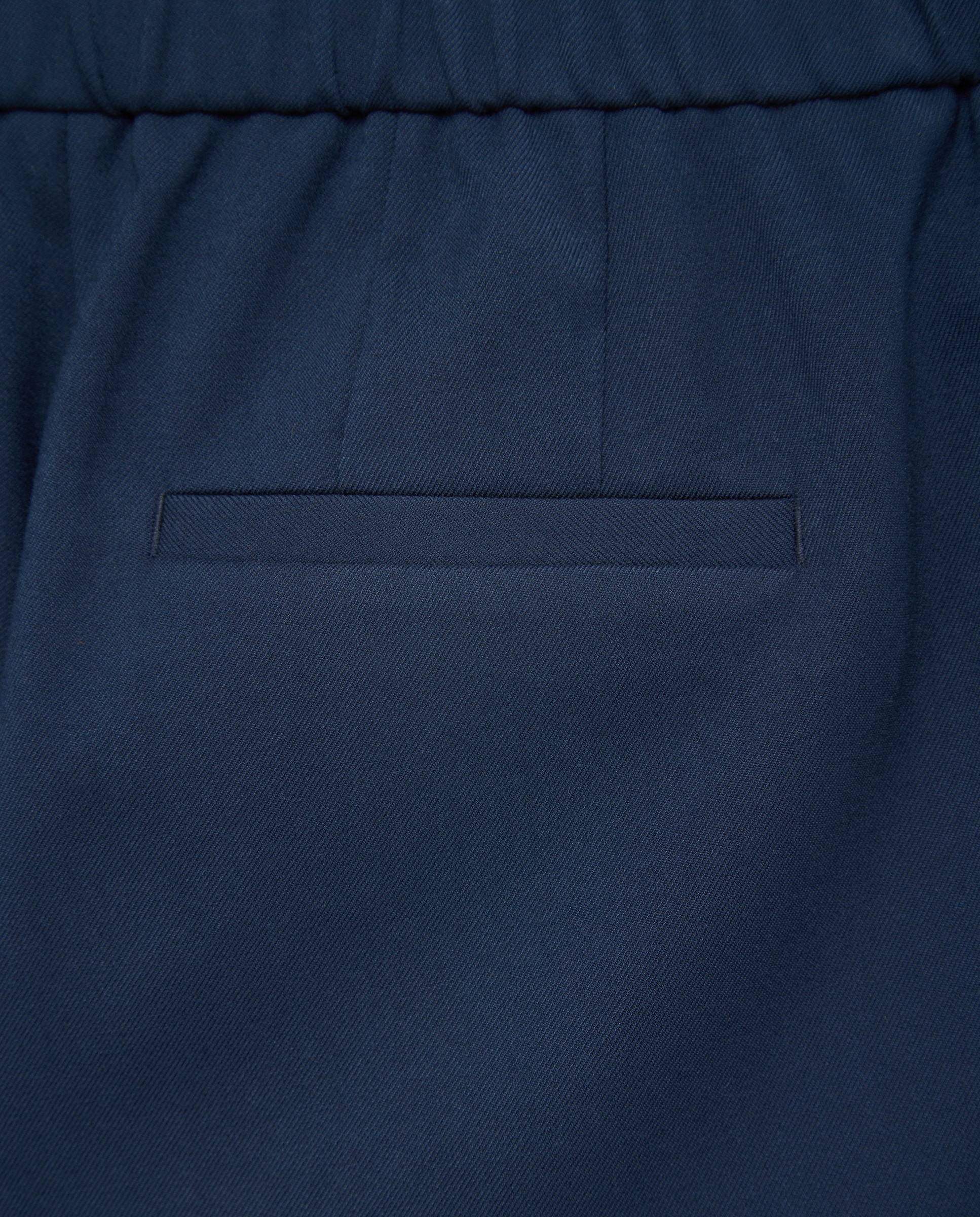 Calças Semi Skinny Clássicas Azul-marinho-2
