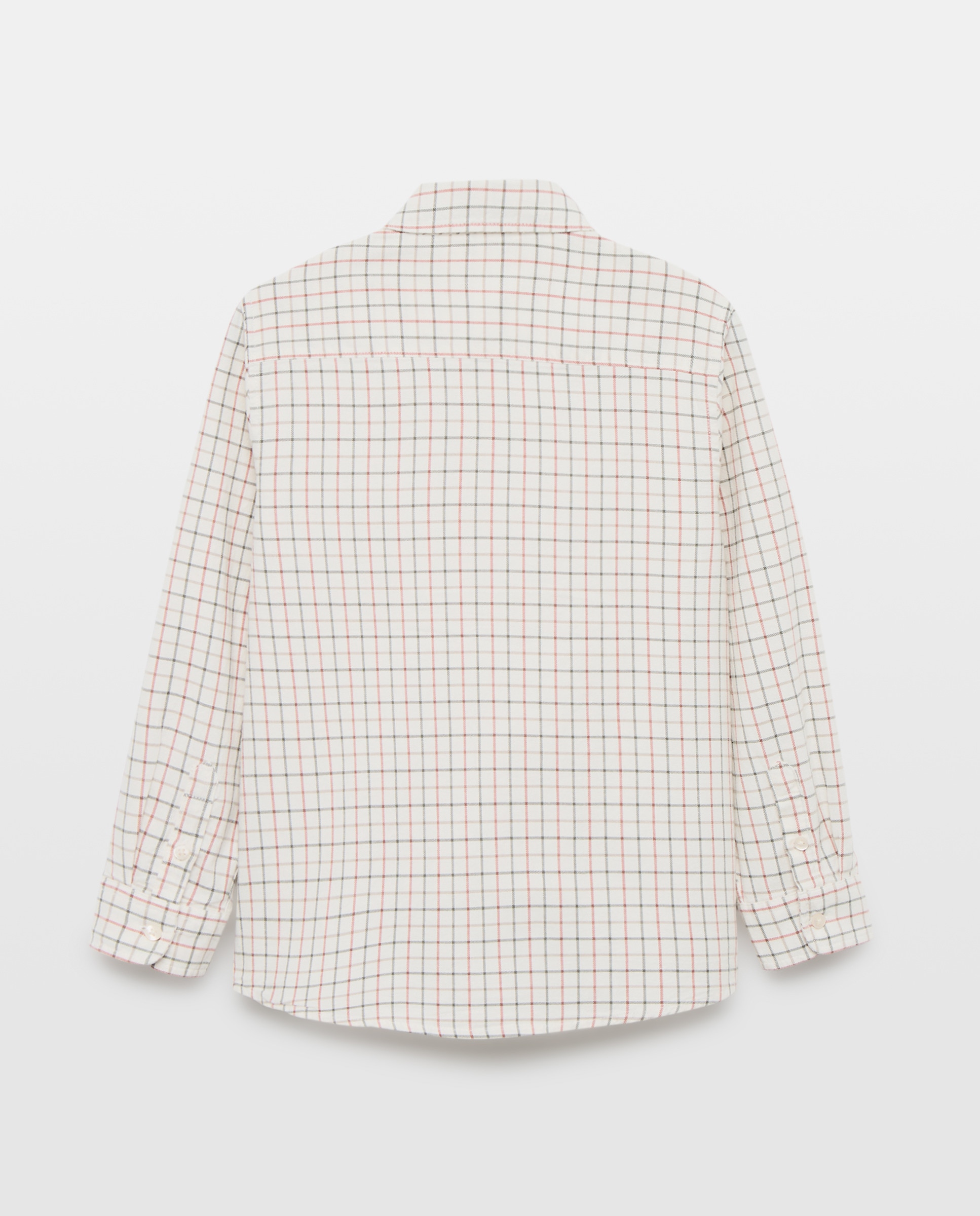 Camisa de niño villela cuadros 660 Naranja-2
