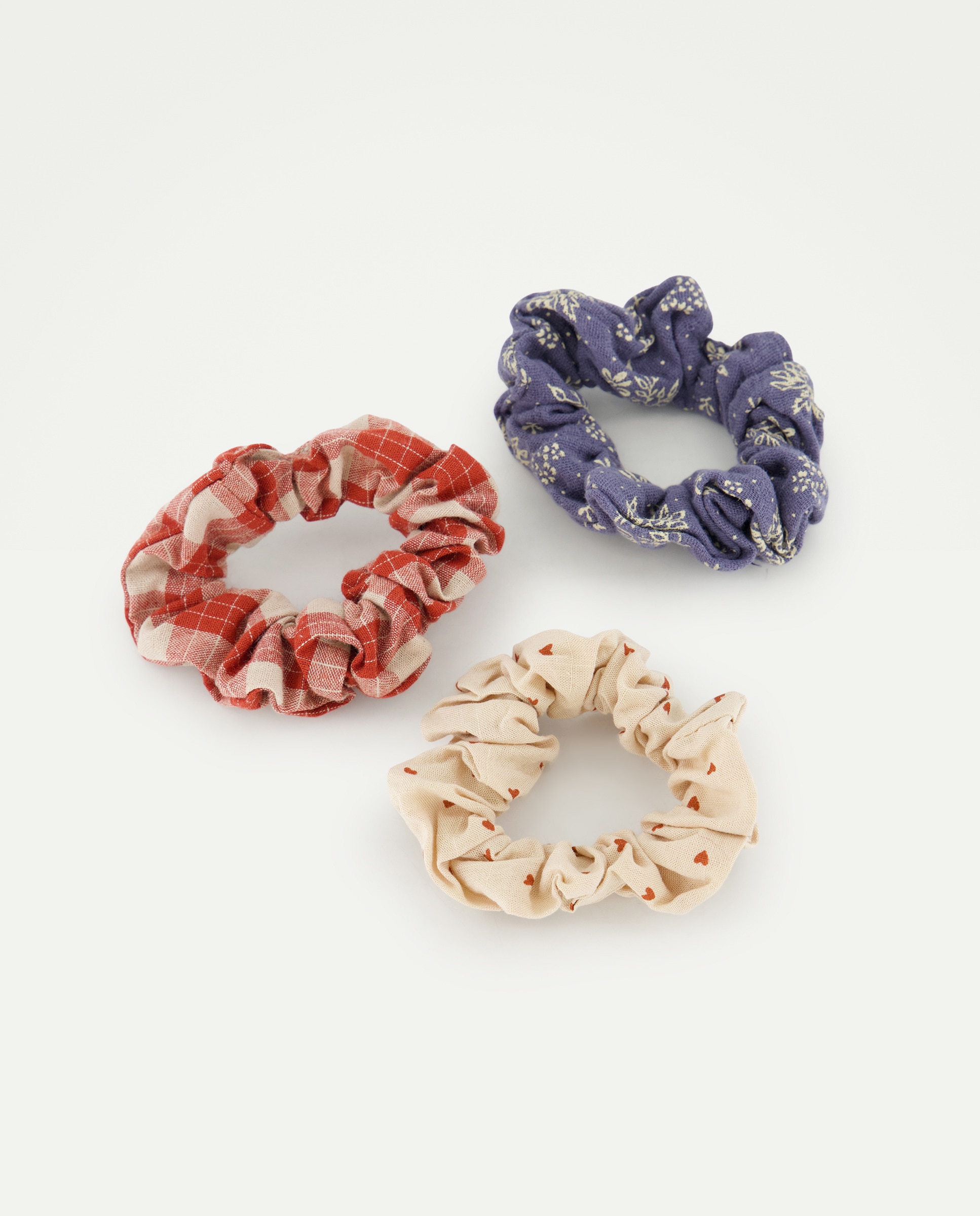 Pack x 3 Scrunchies multi de niña - Kids El Corte Inglés - Multicolor Multicolor-1
