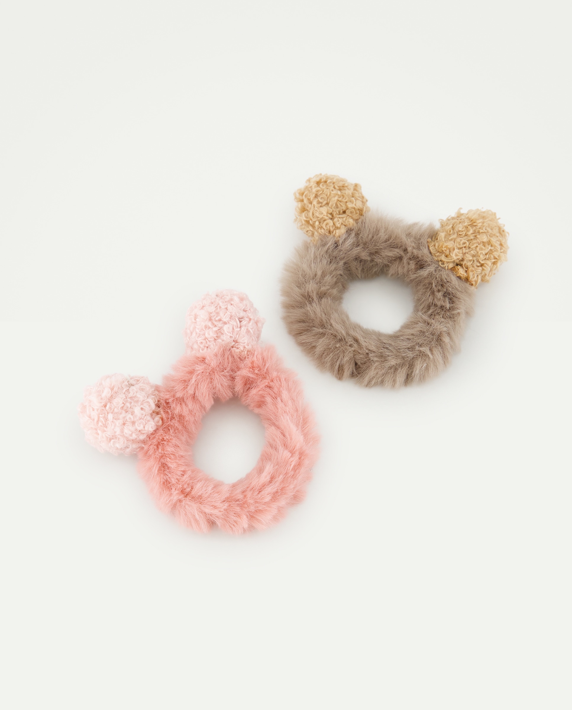 Pack x 2 Scrunchies borreguito orejas de niña - Kids El Corte Inglés - Multicolor Multicolor-1