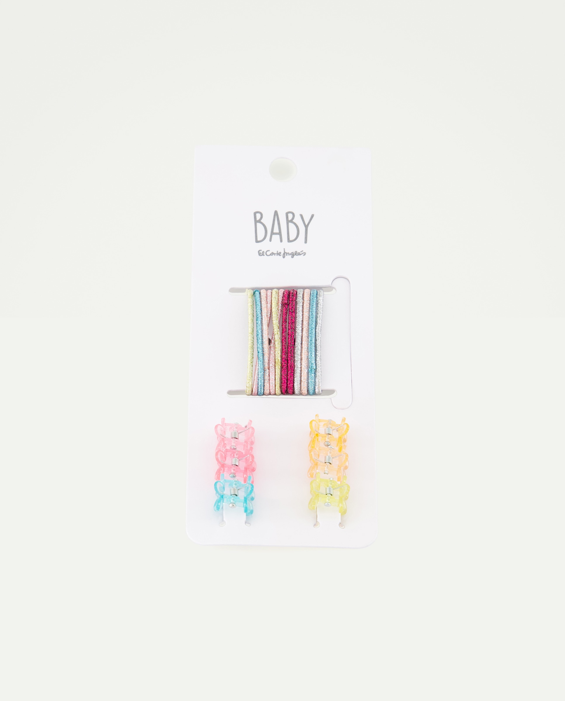 Pack mini pinzas y gomas de bebé niña - Baby El Corte Inglés - Multicolor Multicolor-1