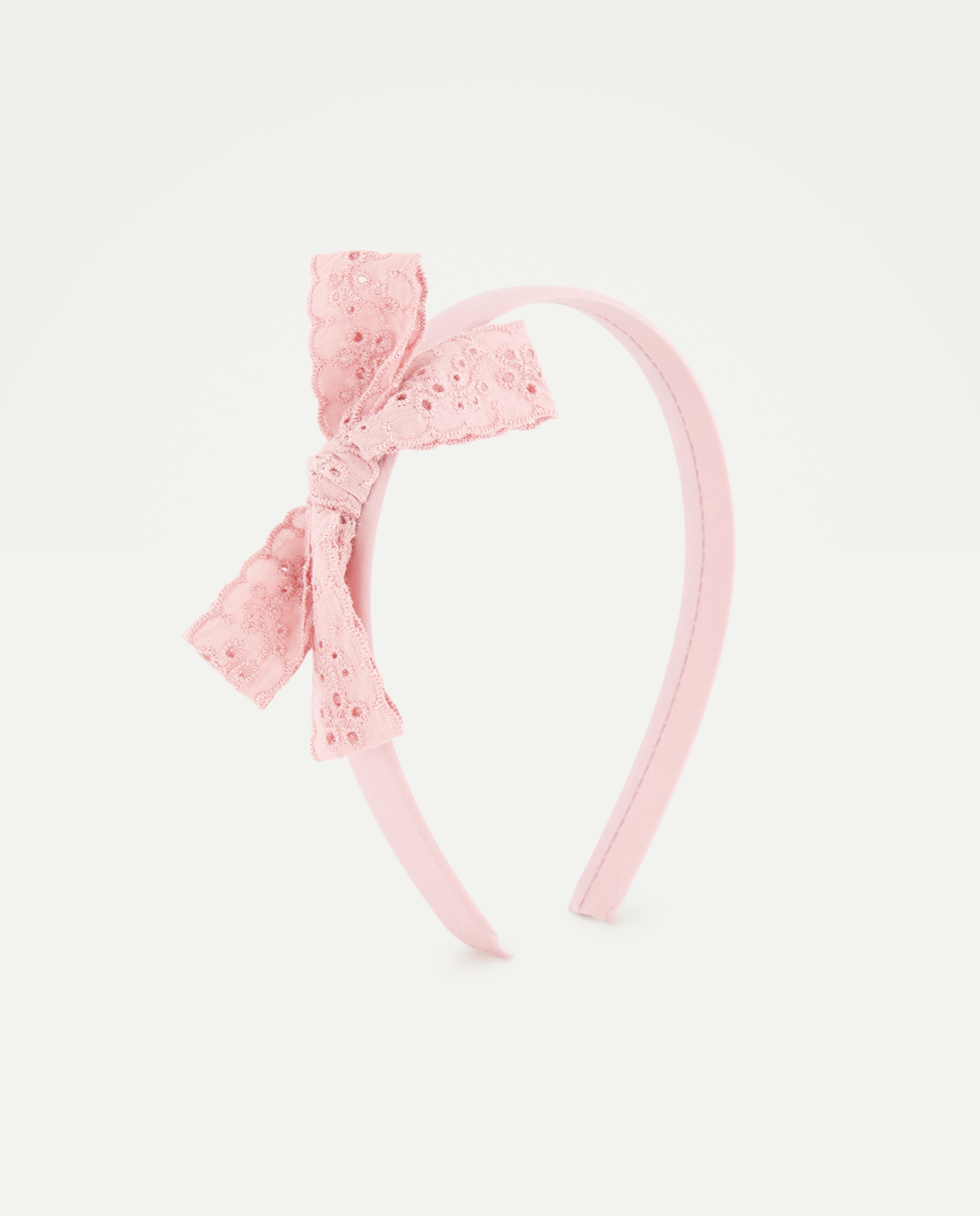 Diadema lazo tejido bordado de bebé niña - Baby El Corte Inglés - 200 Rosa 200 Rosa-1