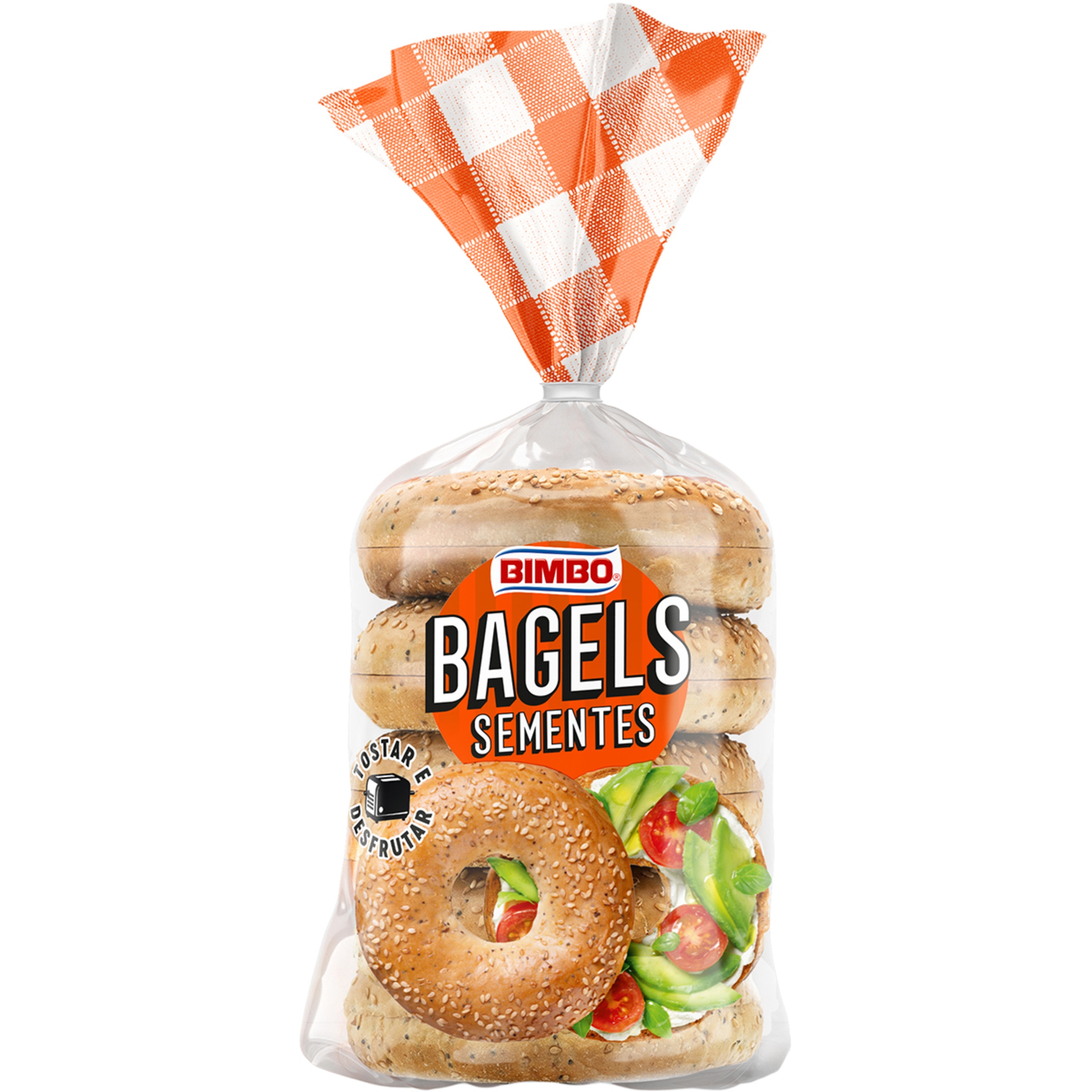 bagels de semillas 4 unidades bolsa 300 g